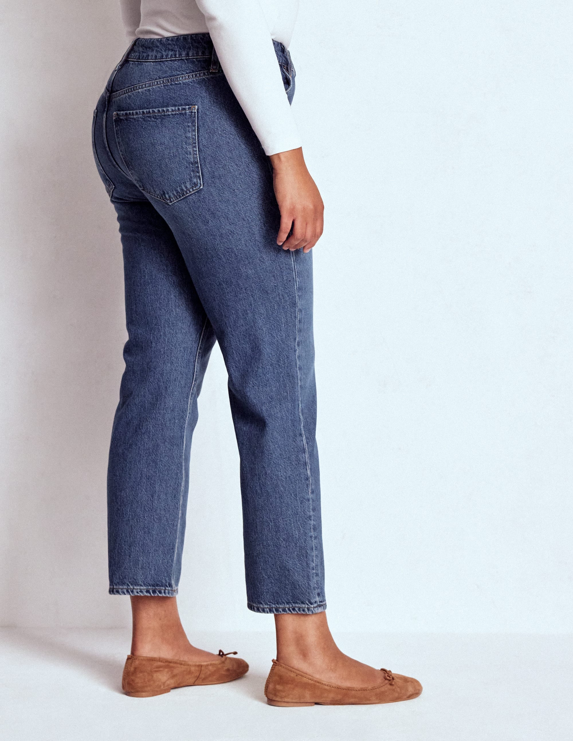 Jeans mit hohem Bund und geradem Bein-Beatnik Red - Image 11