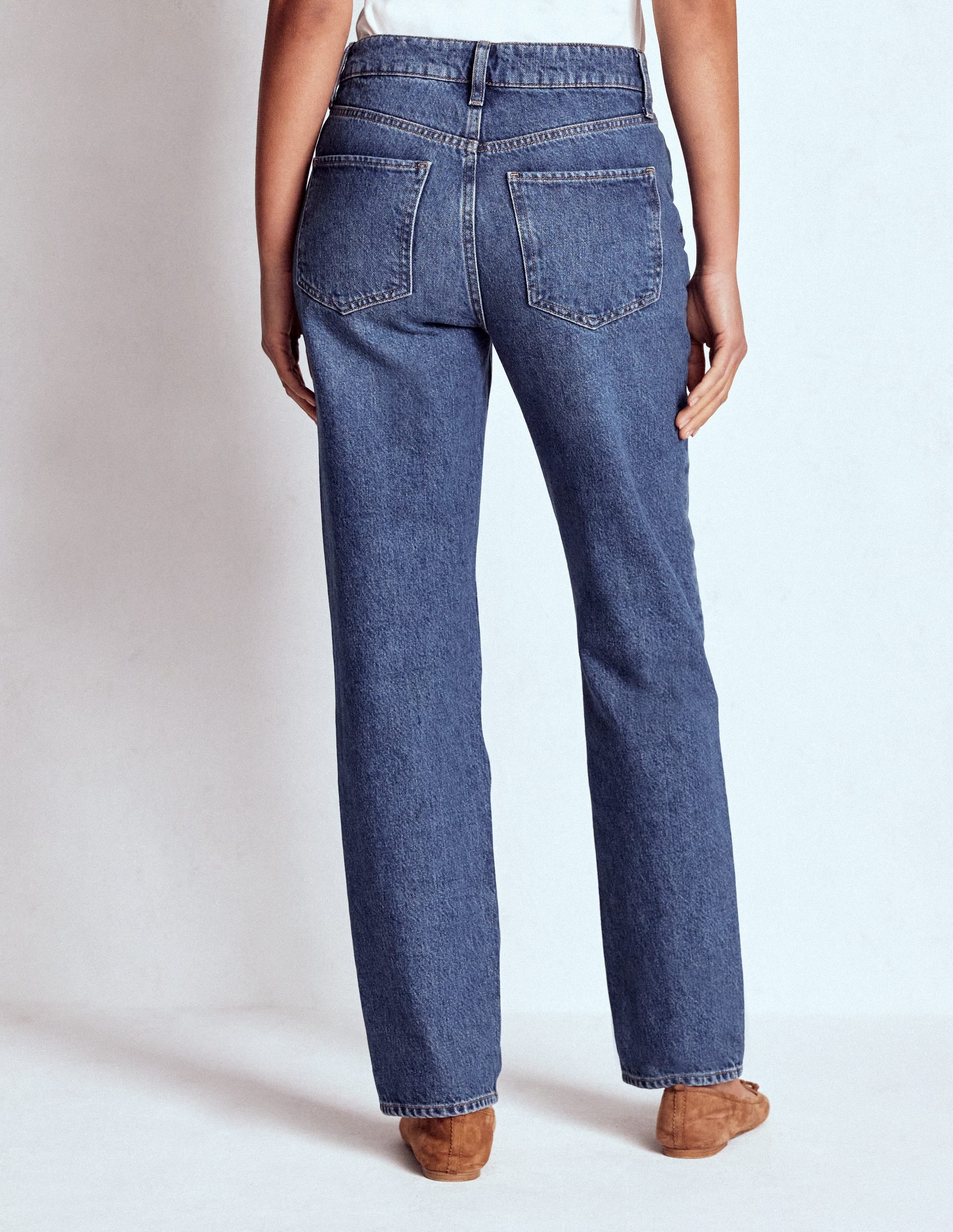Jeans mit hohem Bund und geradem Bein-Beatnik Red - Image 7