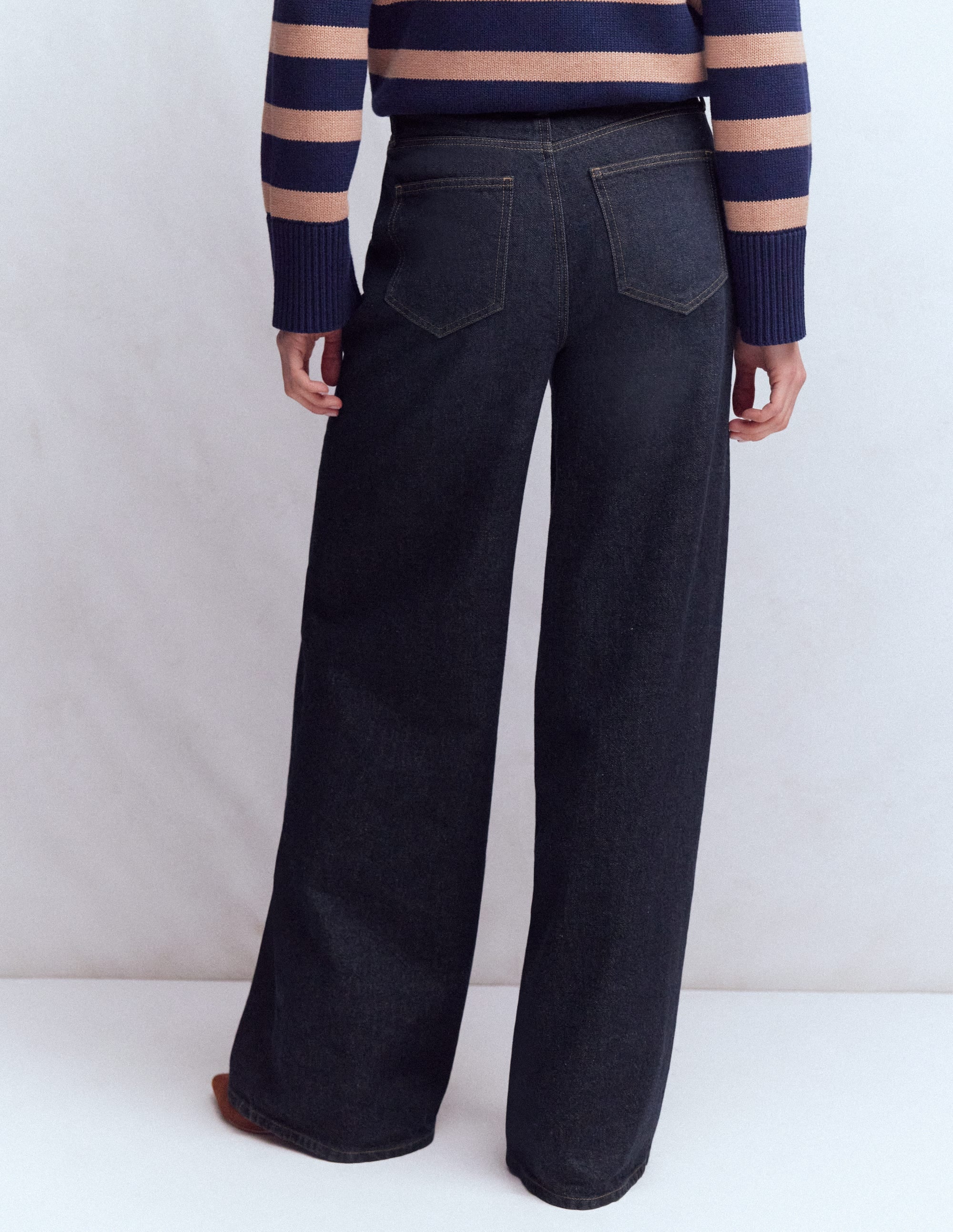 Jeans mit weitem Bein-Indigo - Image 3