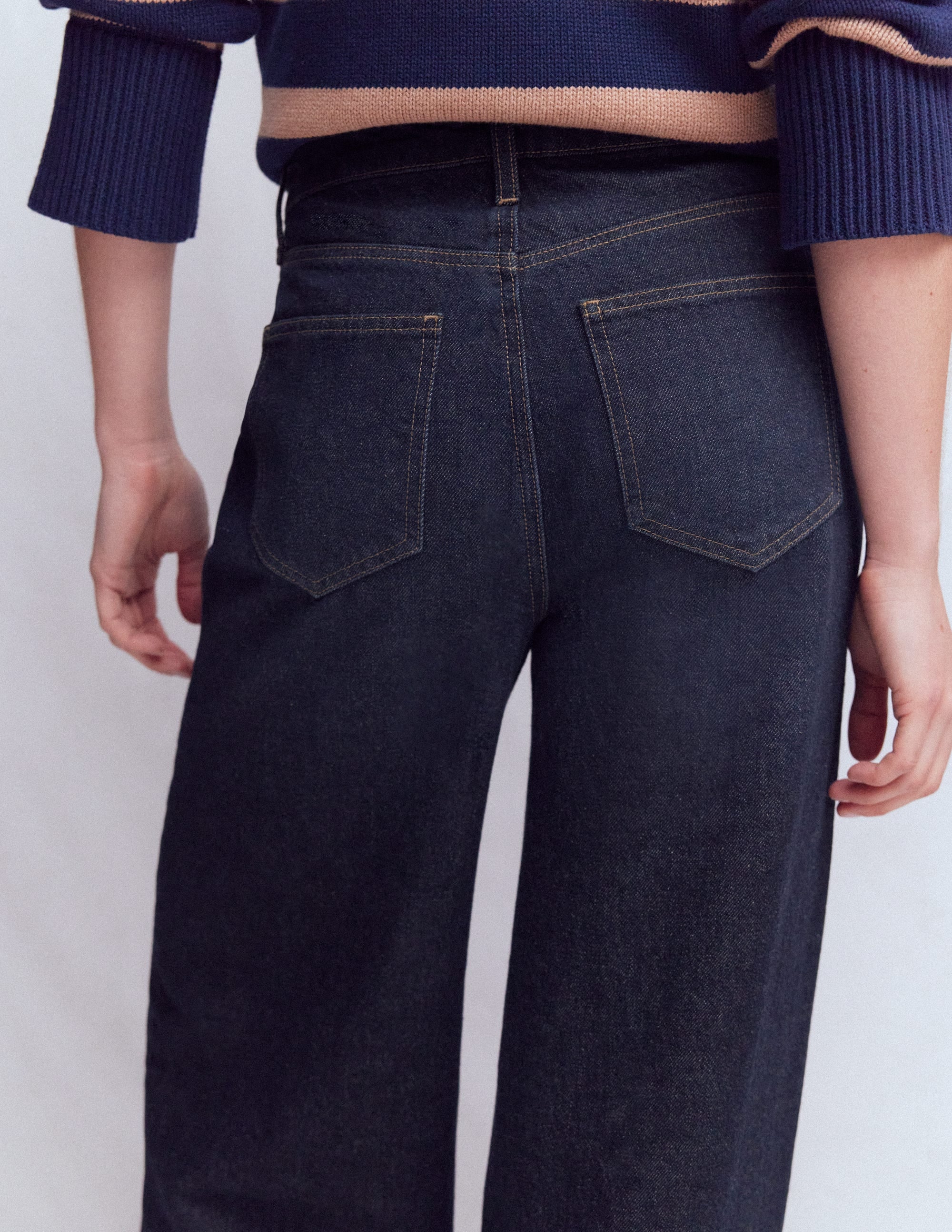 Jeans mit weitem Bein-Indigo - Image 5