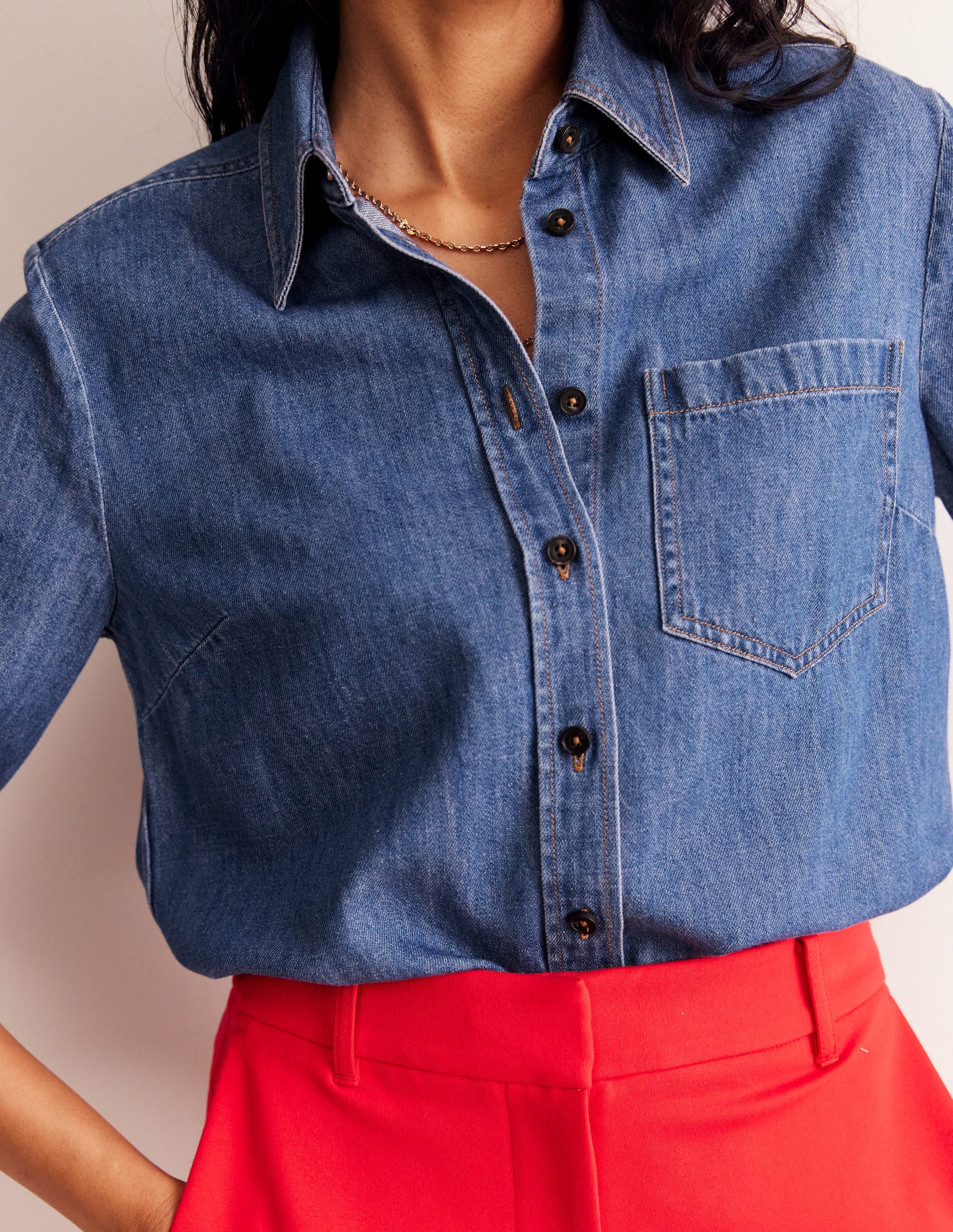 Jeanshemd-Medium Vintage - Image 2