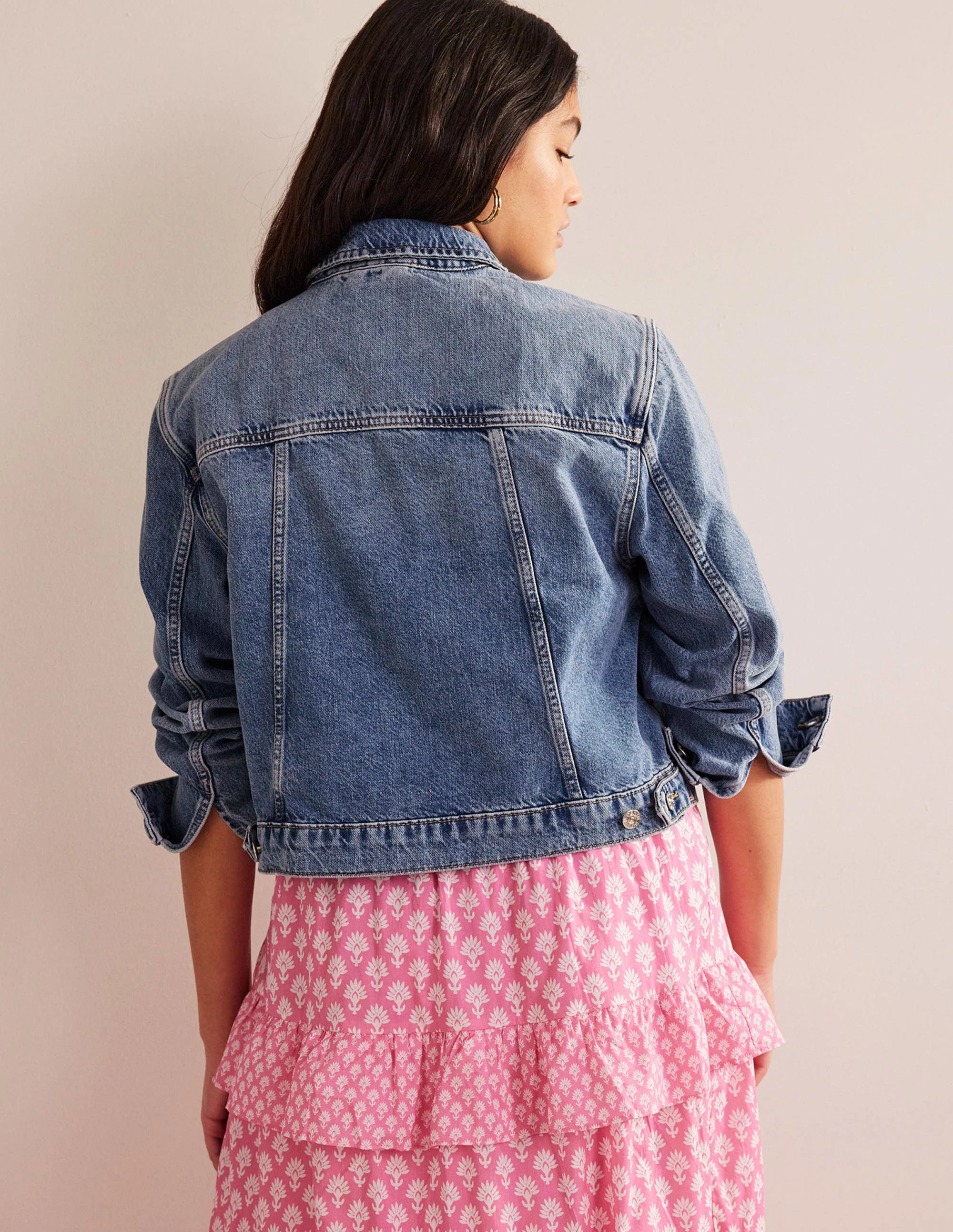 Jeansjacke-Beatnik Red - Image 6