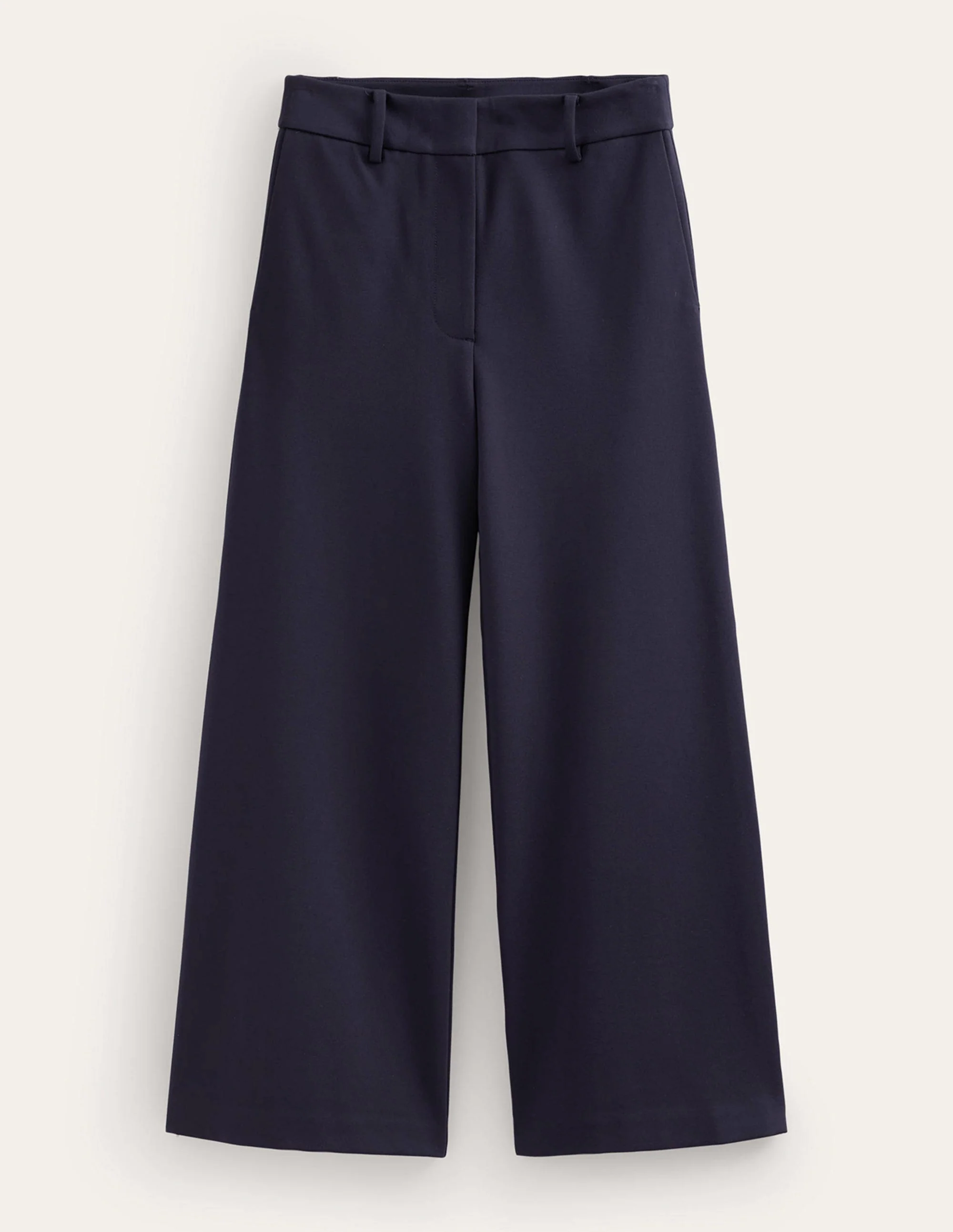 Jersey-Culotte mit weitem Bein-Marineblau - Image 5