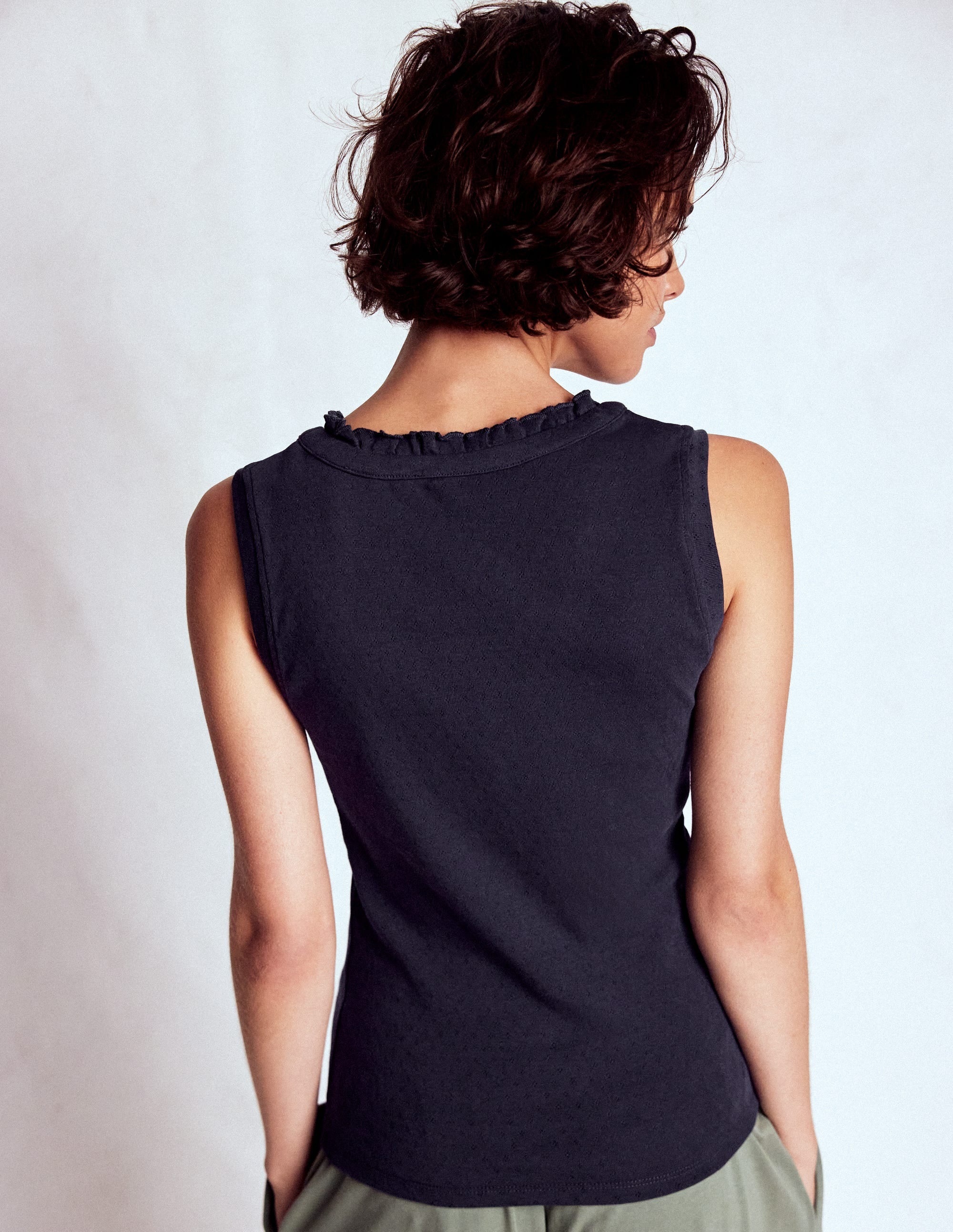 Jersey Henley-Schlafanzugoberteil-Blau - Image 3