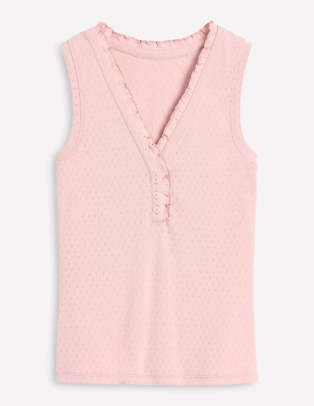 Jersey Henley-Schlafanzugoberteil-Hellrosa - Image 5
