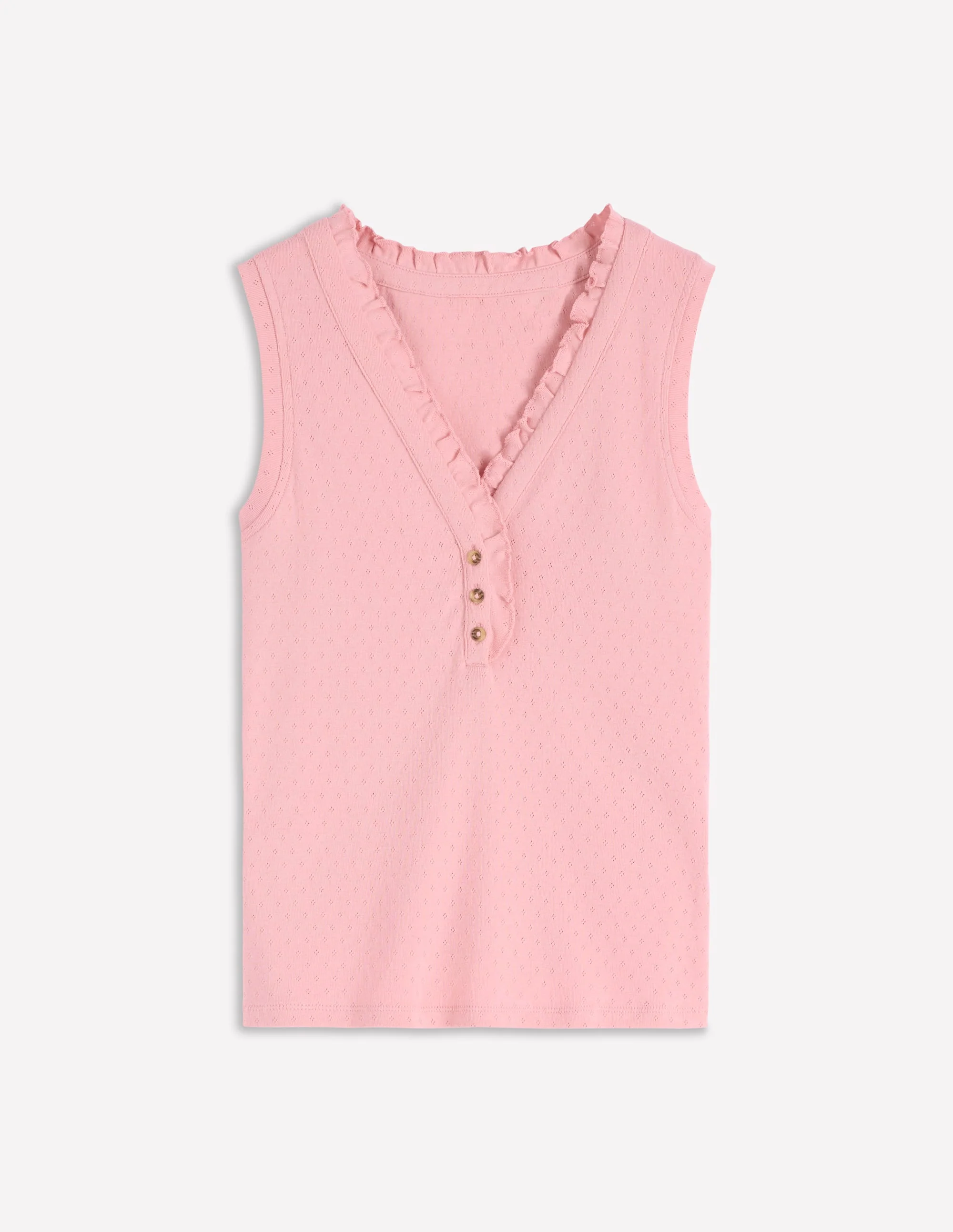 Jersey Henley-Schlafanzugoberteil-Hellrosa - Image 5