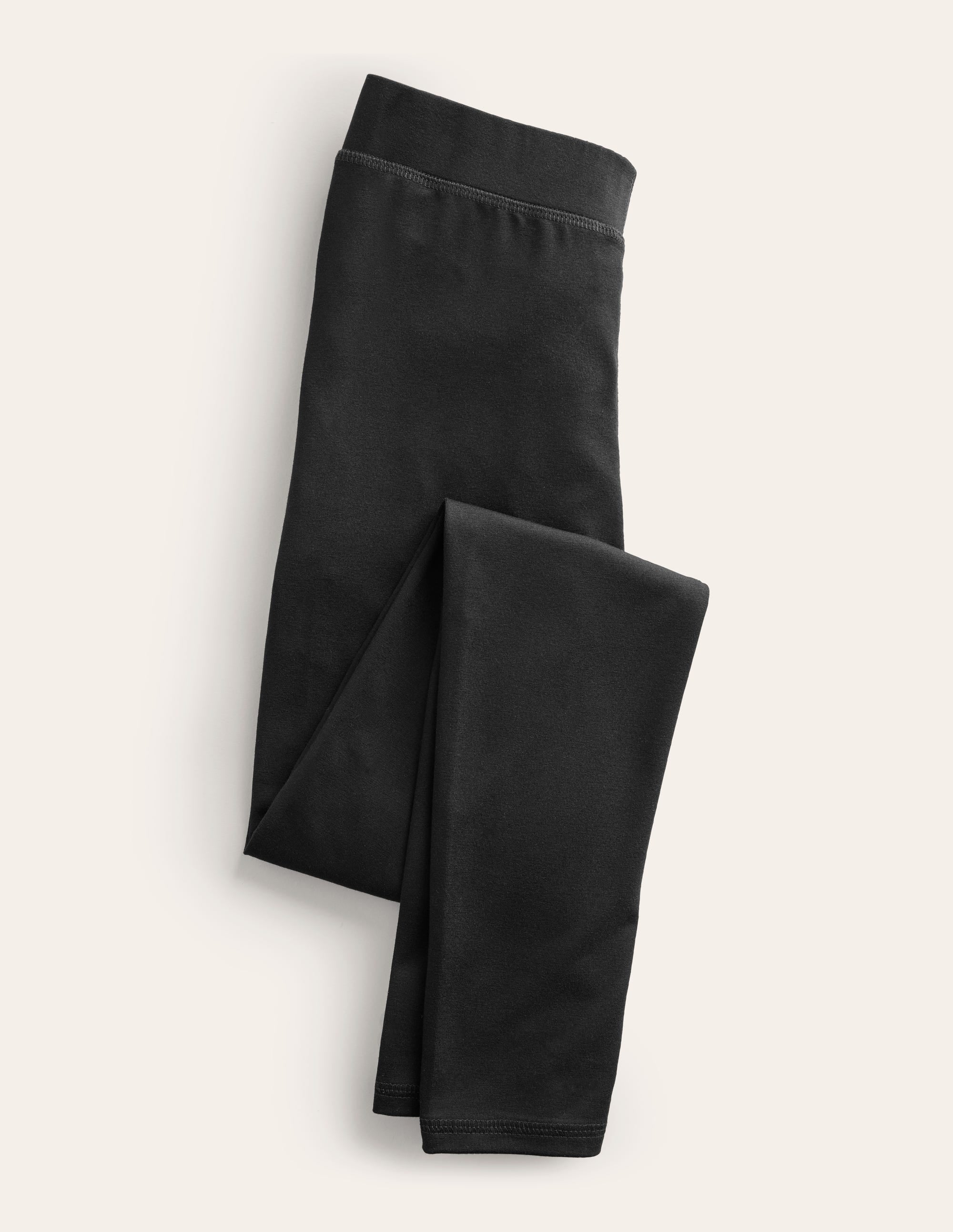 Jersey-Leggings mit hohem Bund-Schwarz - Image 5