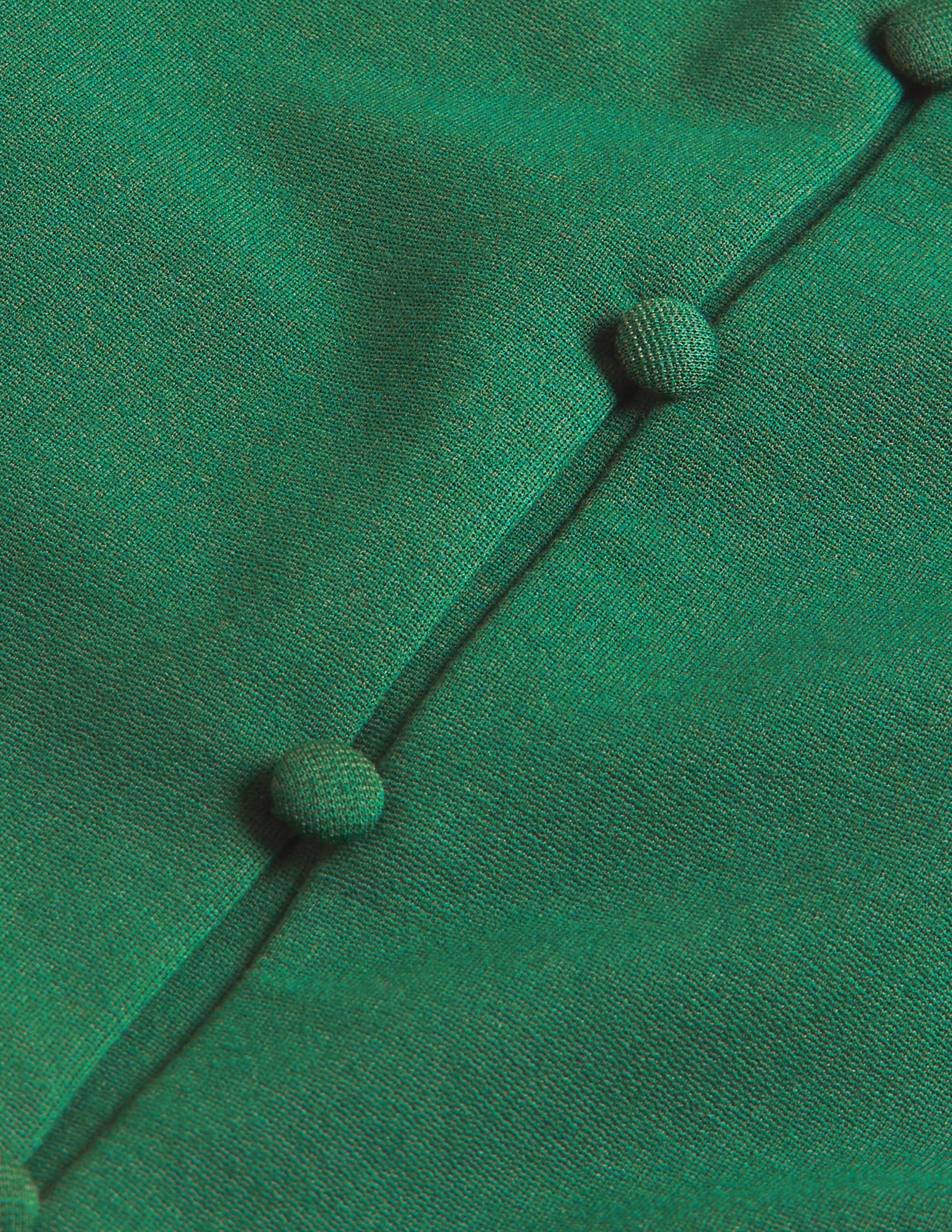 Jersey-Minikleid mit Cut-Out-Detail-Jägergrün - Image 5
