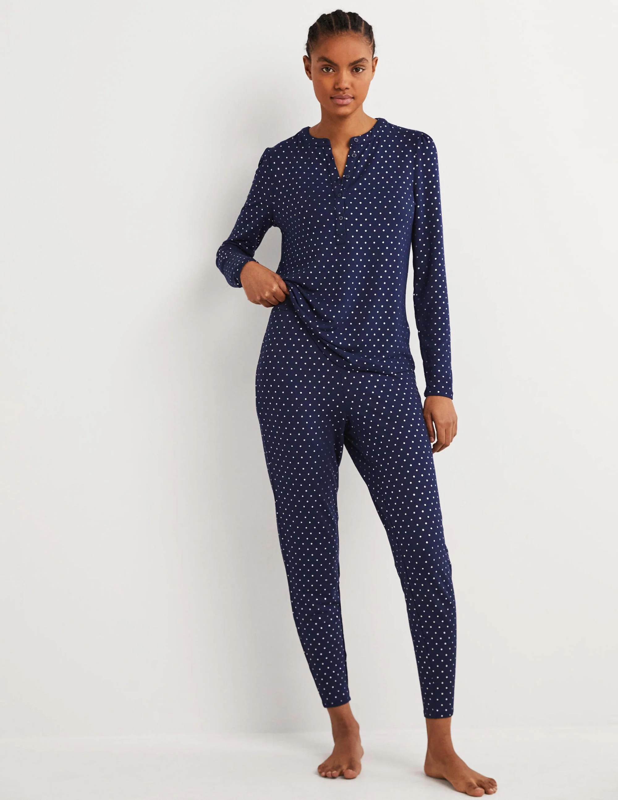 Jerseyhose-Französisches Navy, Silberstern
