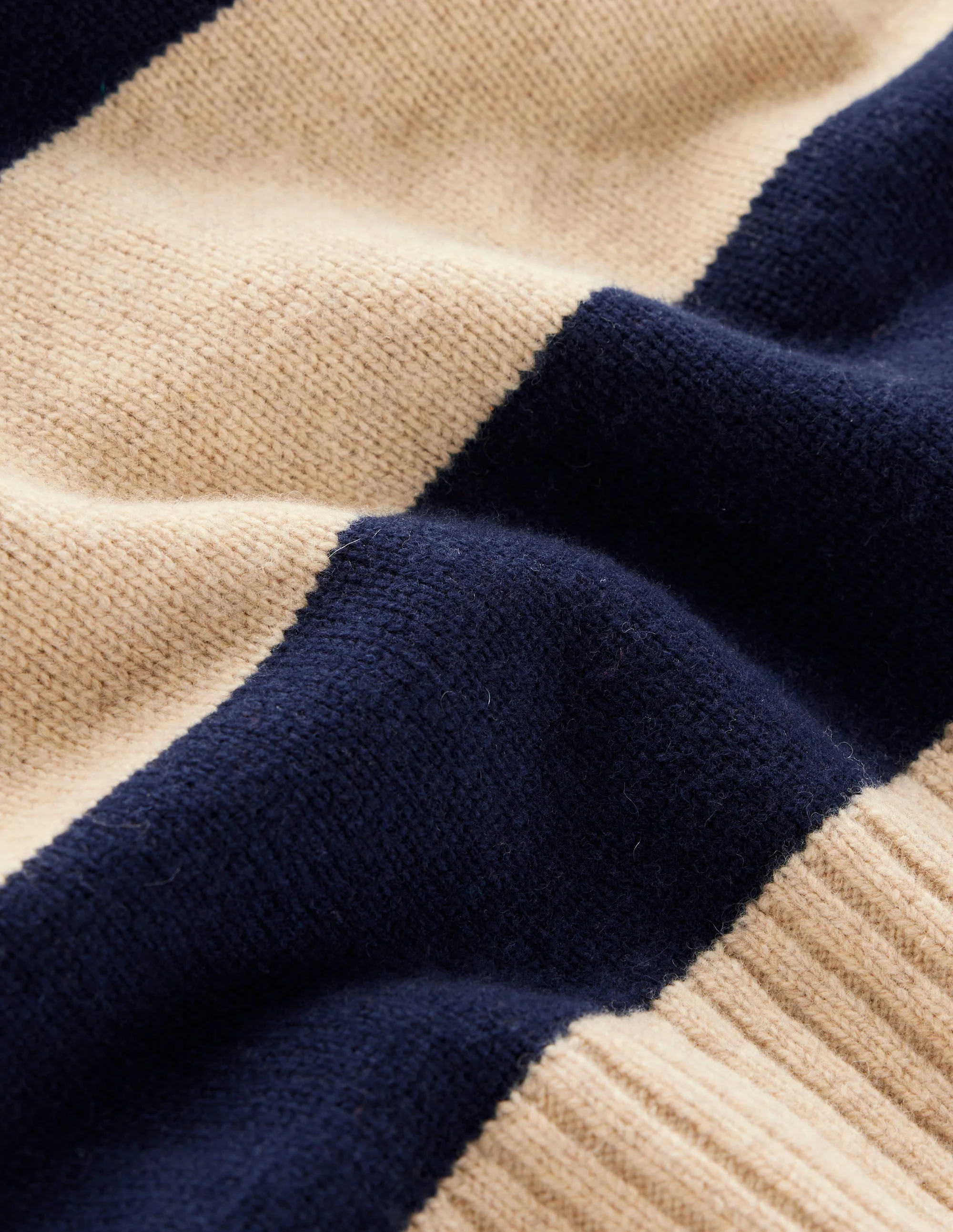 Jessica Oversize-Pullover-Chinchilla Meliert, Marineblau - Image 10