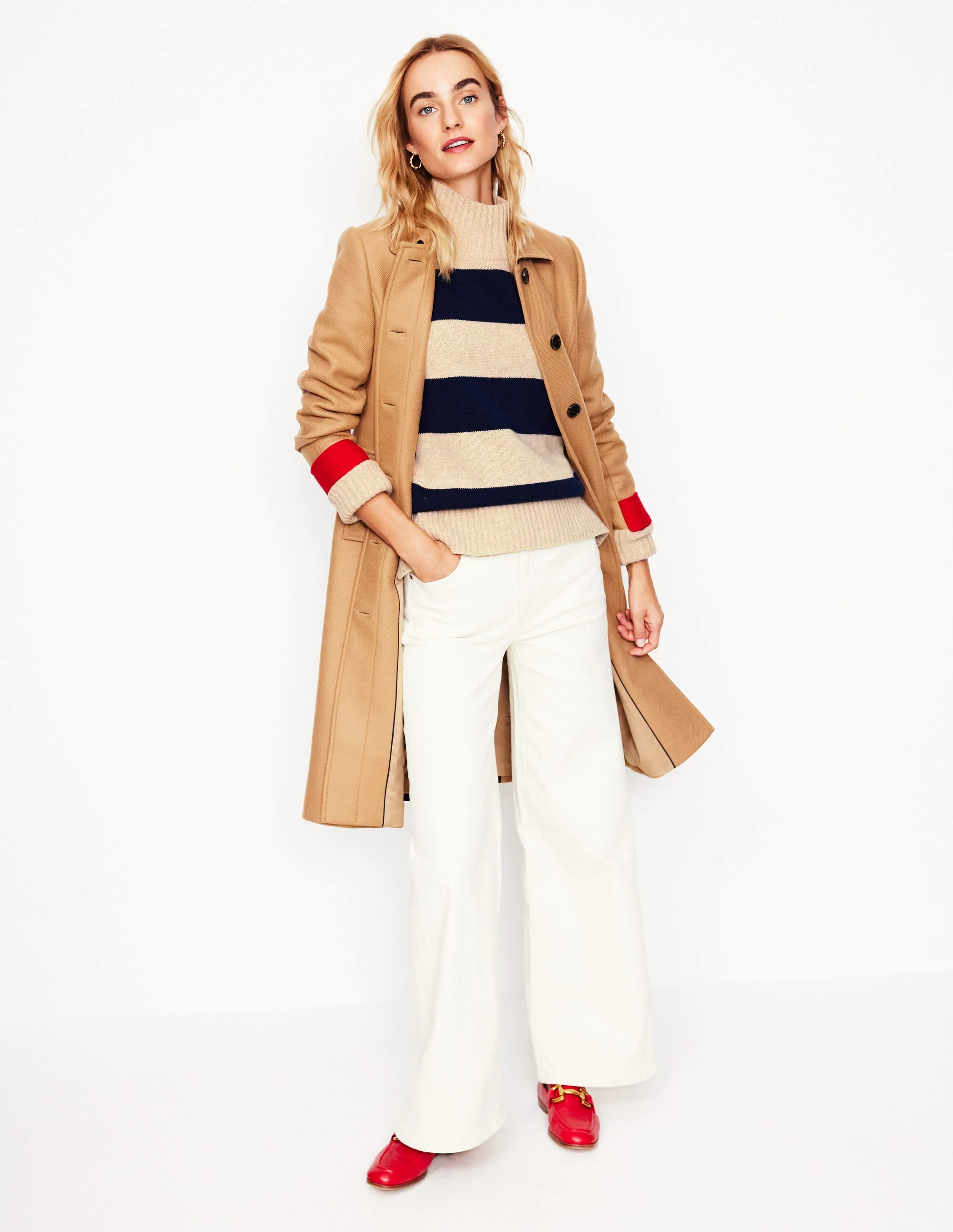Jessica Oversize-Pullover-Chinchilla Meliert, Marineblau - Image 5