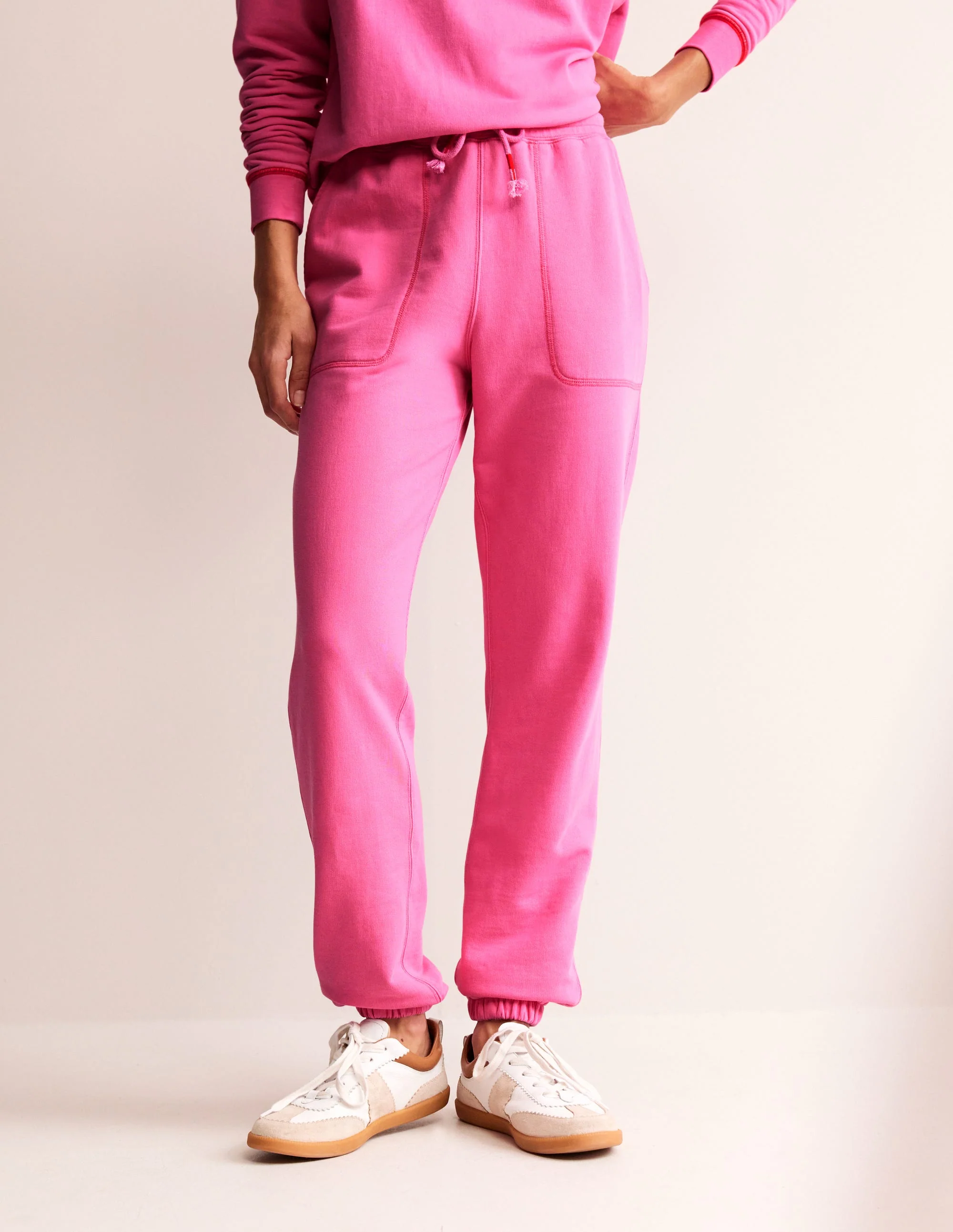 Jogginhose mit Waschung-Sangria Sonnenuntergang - Image 4