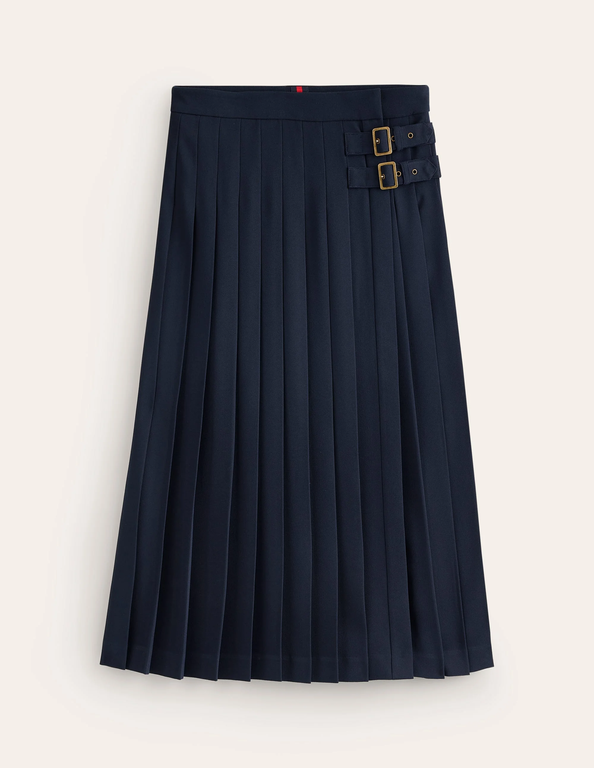Josephine Midi-Schottenrock-Aqua Marine Marl - Image 8