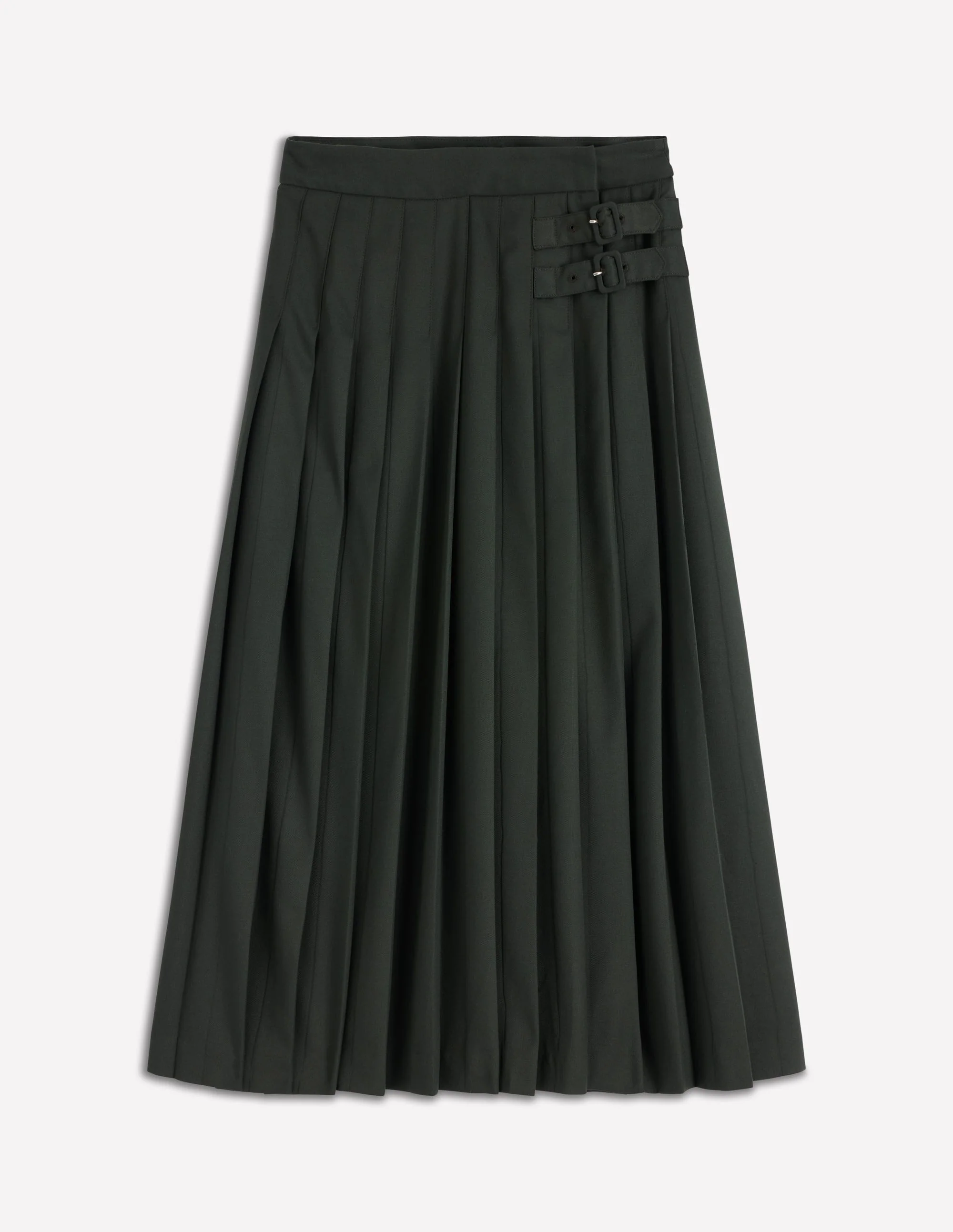 Josephine Midi-Schottenrock-Jagdgrün - Image 6