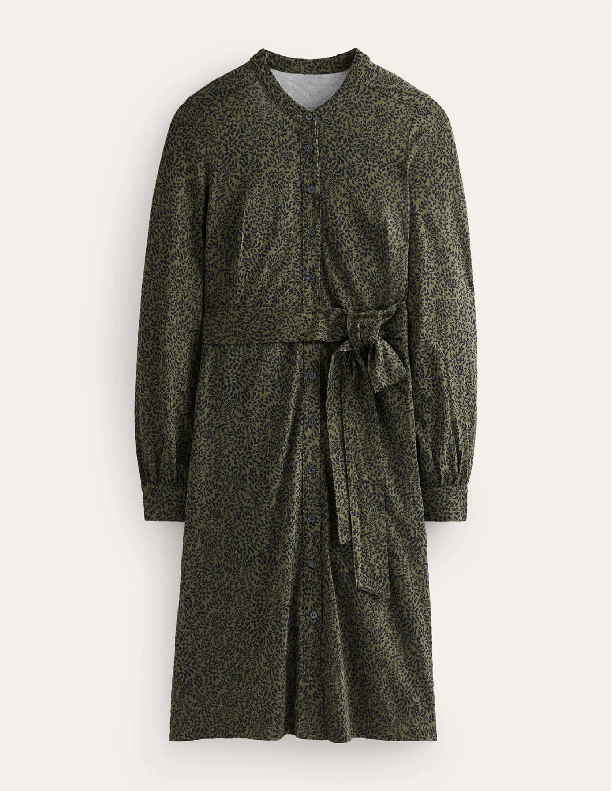 Julia Hemdblusenkleid aus Jersey-Fichte, Apfelzweig - Image 7