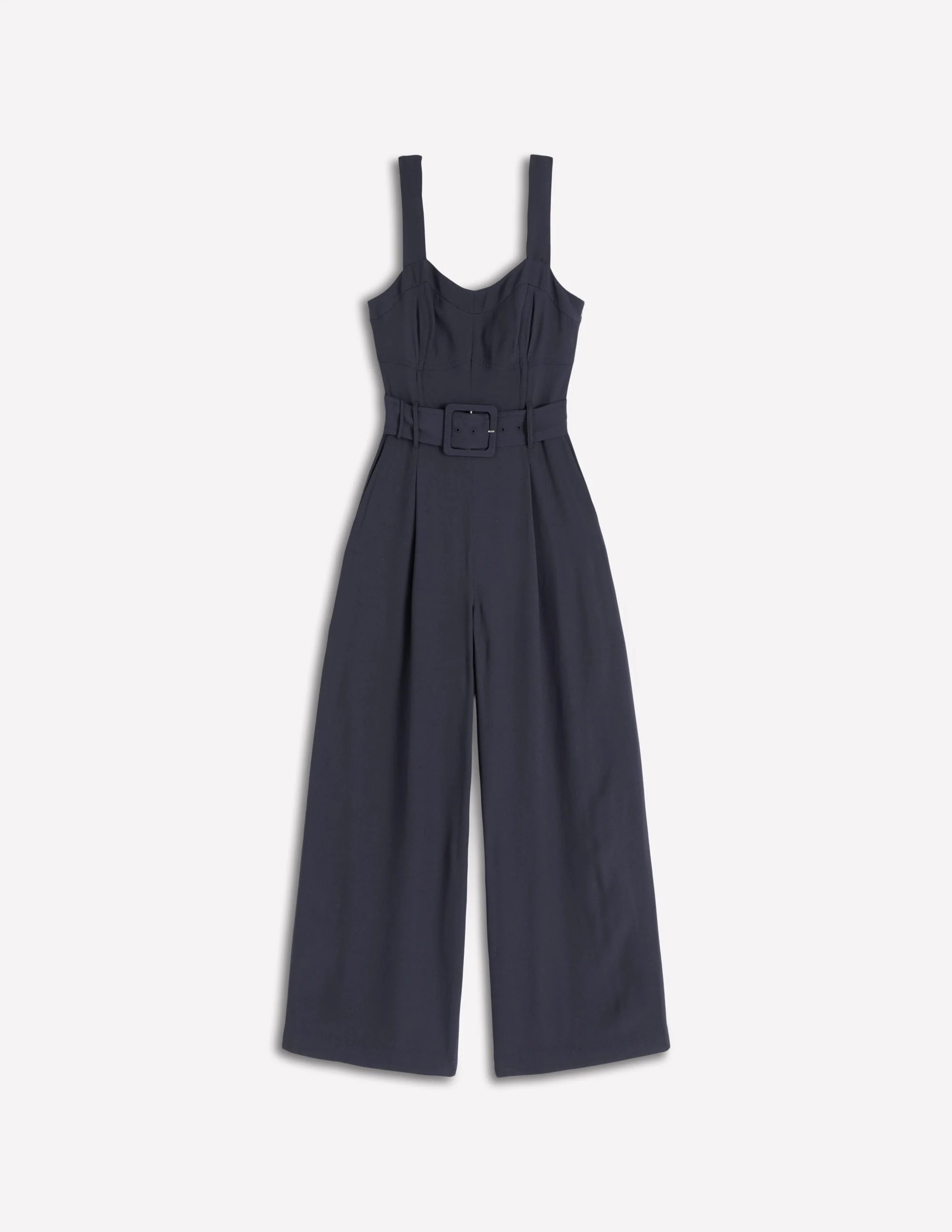 Jumpsuit mit Korsettstäbchen für besondere Anlässe-Marineblau - Image 5