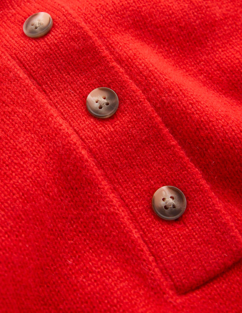 Kaschmirpullover mit Kragen-Mohnblumenrot - Image 6