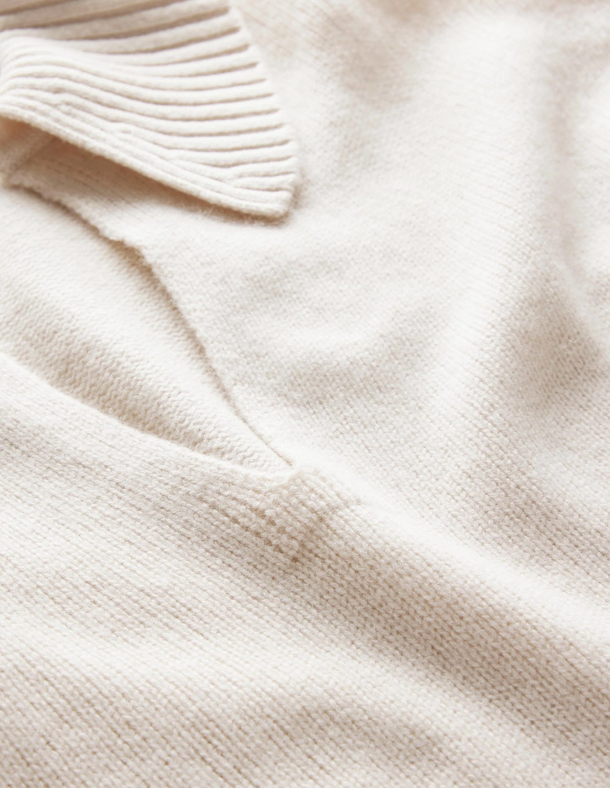 Kaschmirpullover mit Kragen-Seilbraun - Image 7
