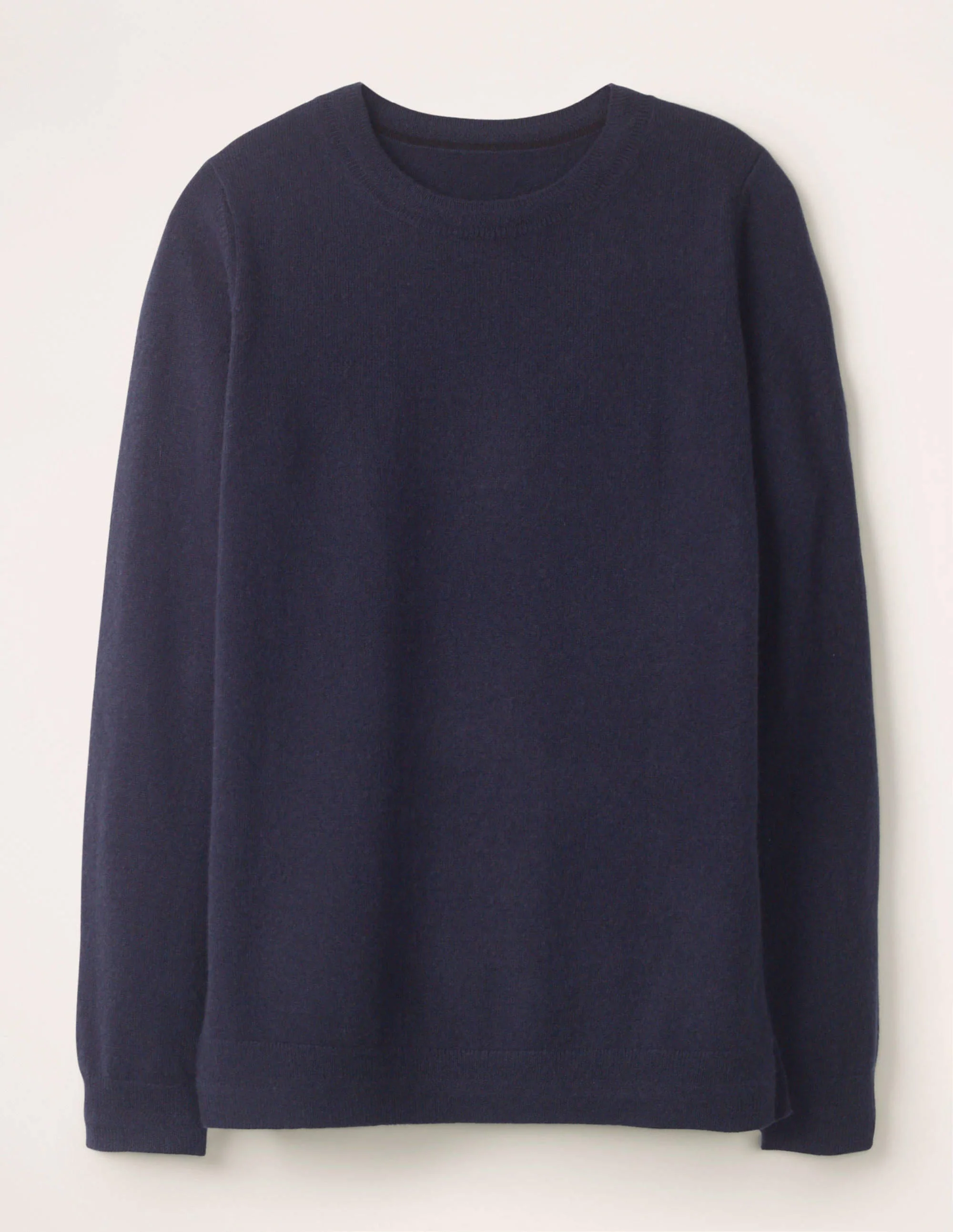 Kaschmirpullover mit Rundhalsausschnitt-Marineblau - Image 5