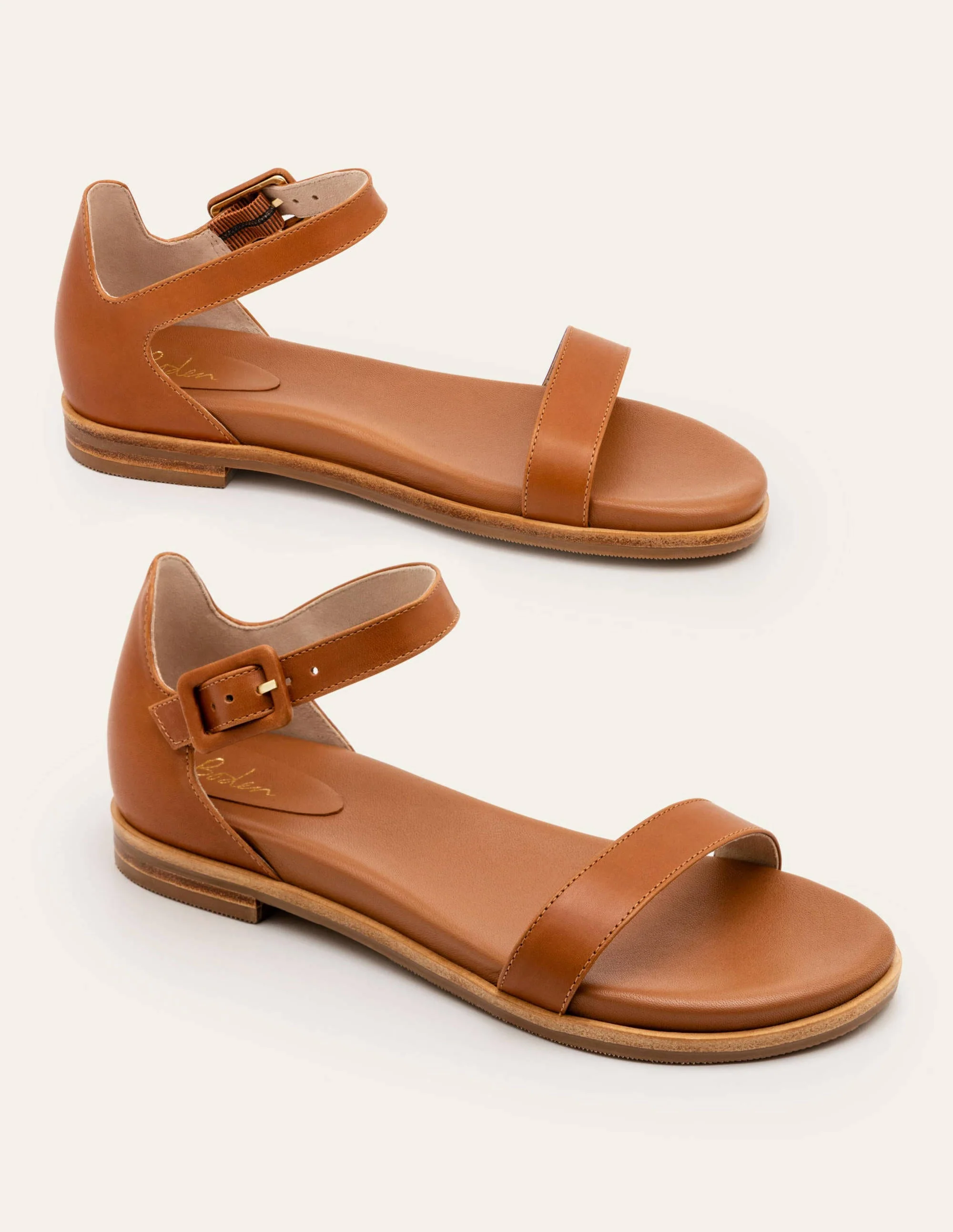 Katie Bequeme Sandalen-Hellbraun