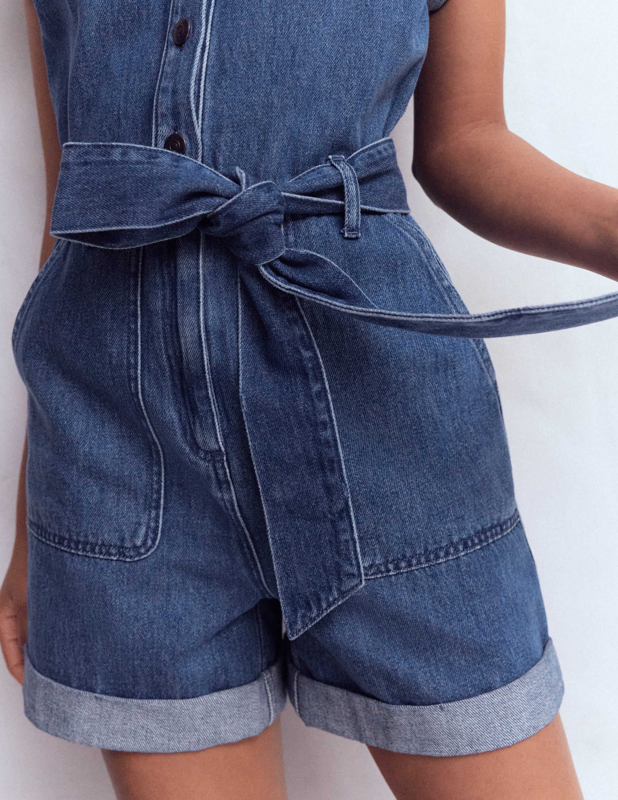 Kay Denim-Jumpsuit-Heller Used Look - Image 2