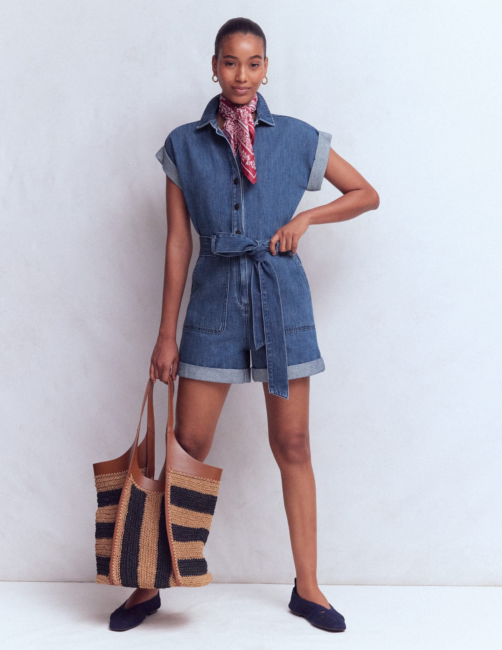 Kay Denim-Jumpsuit-Heller Used Look - Image 5