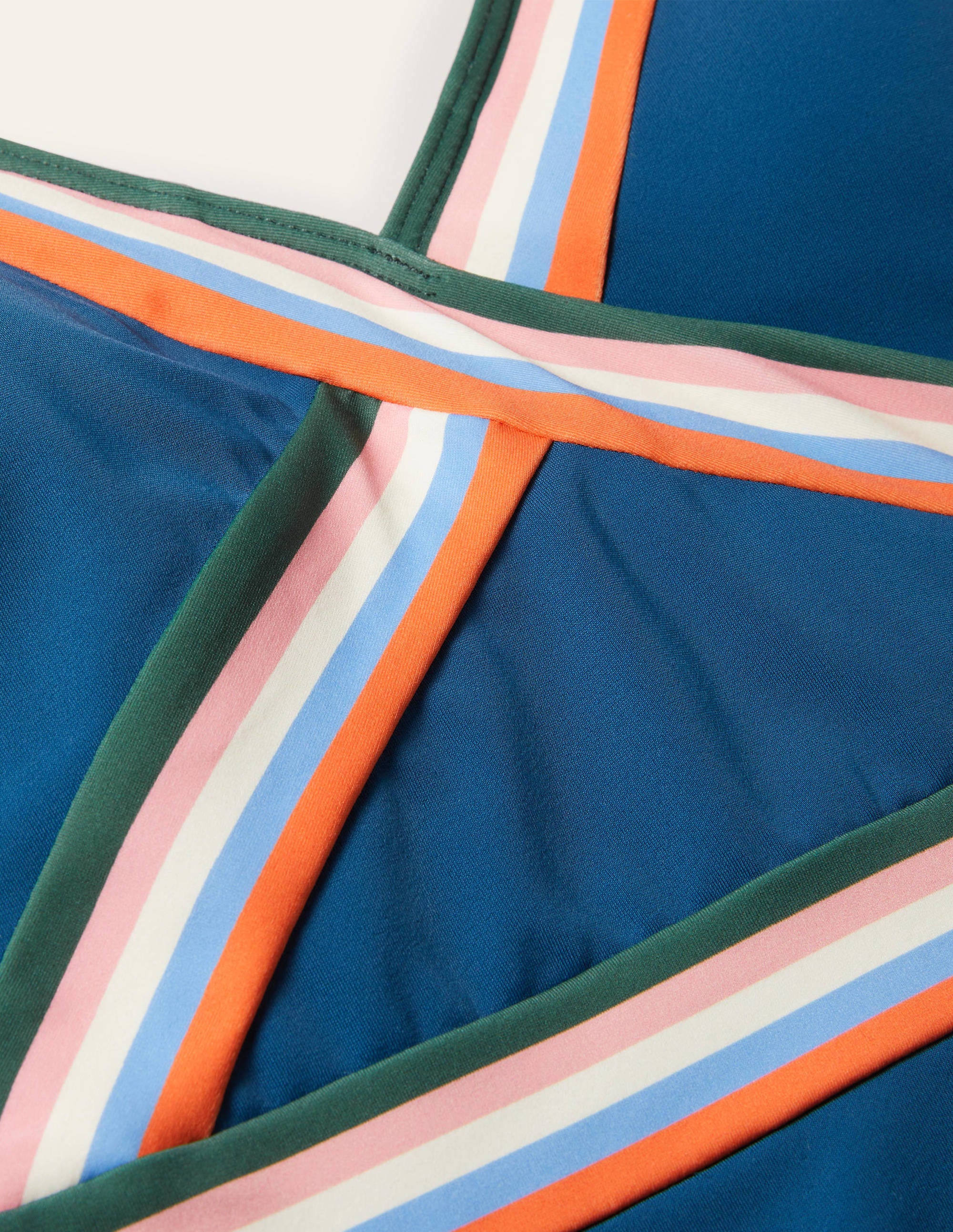 Kefalonia Neckholder-Badeanzug-Ozeanblau, Regenbogen - Image 6