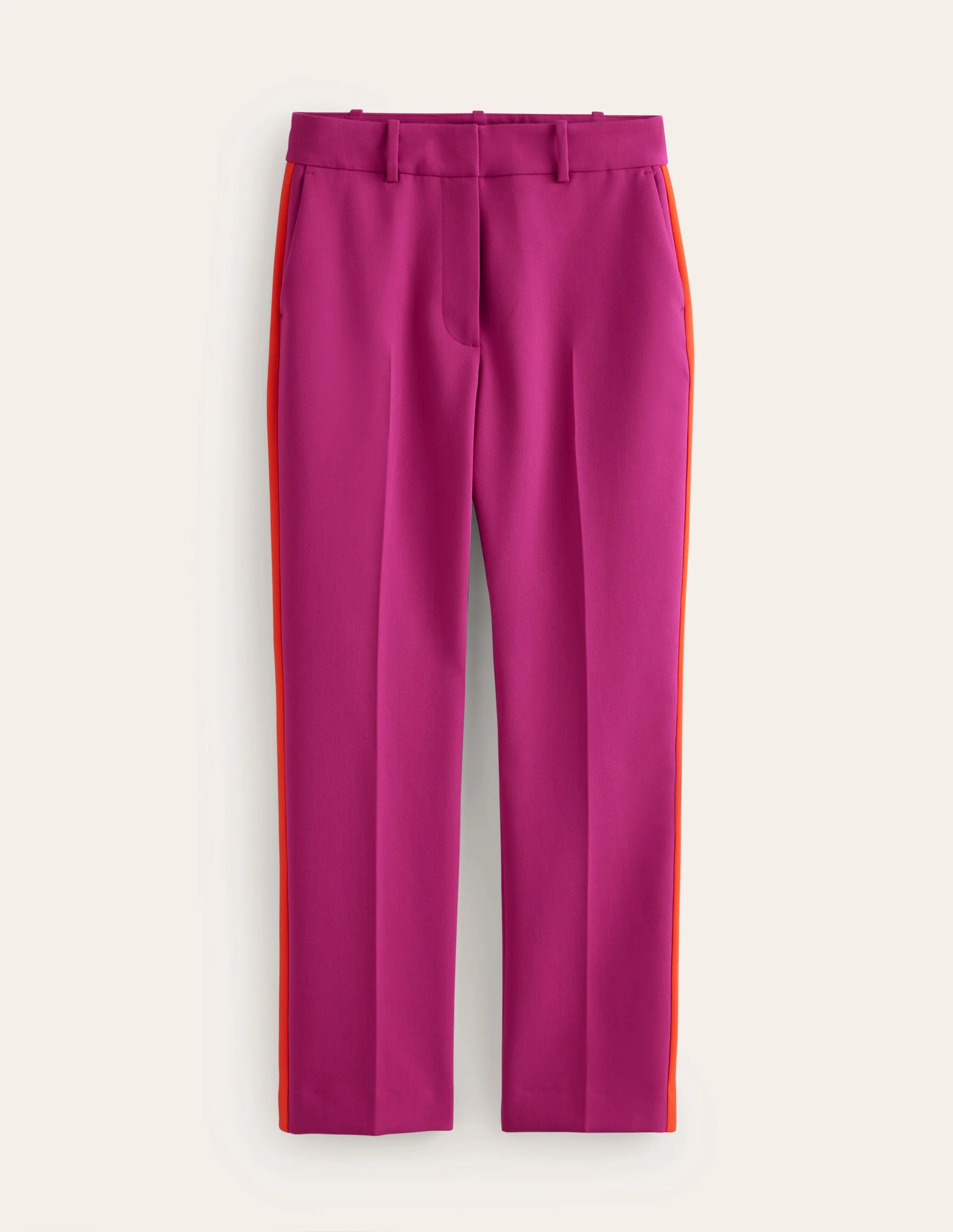 Kew Hose mit seitlichen Streifen-Rosa-Violett, Roter Streifen - Image 6