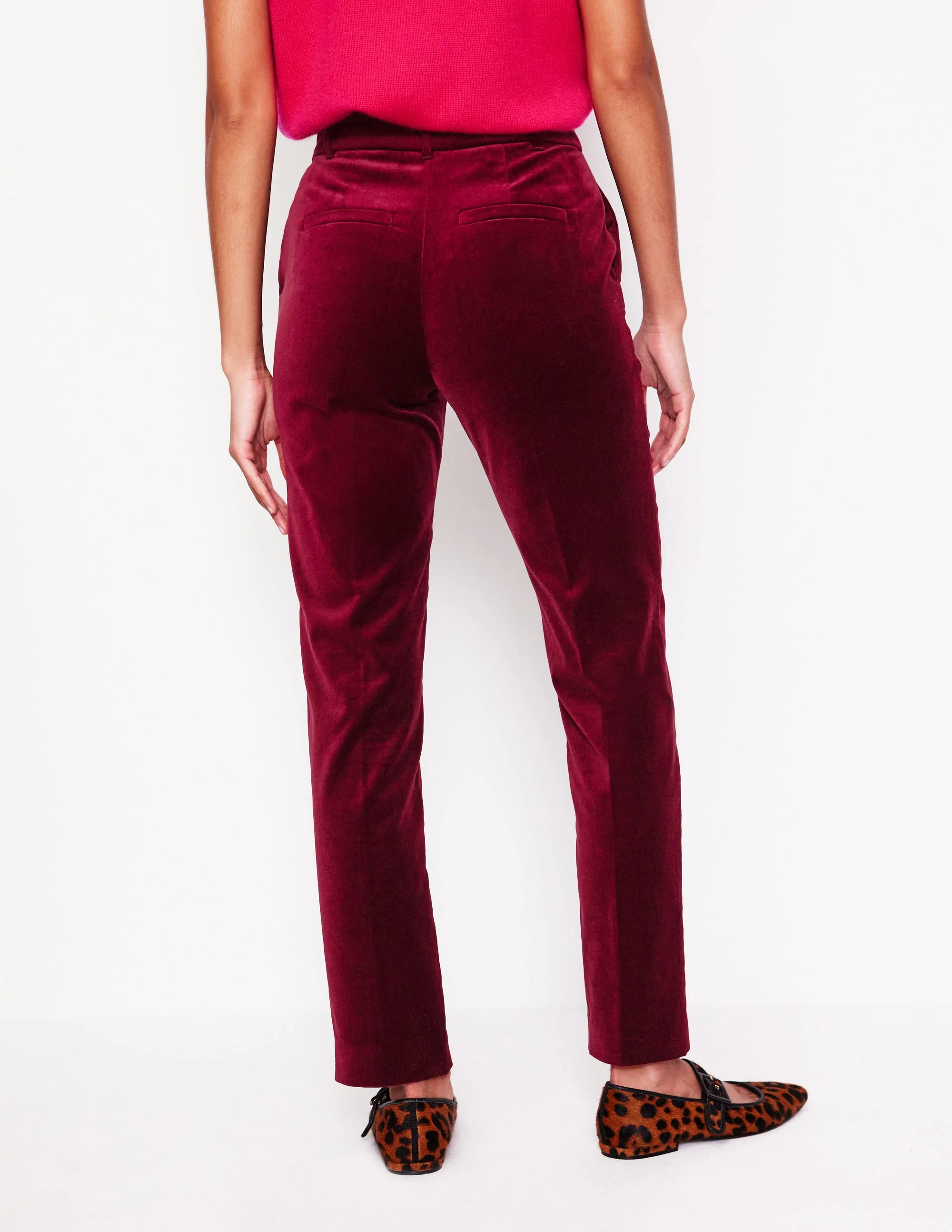 Kew Samthose-Beatnik Red/Dark Burgundy - Image 3
