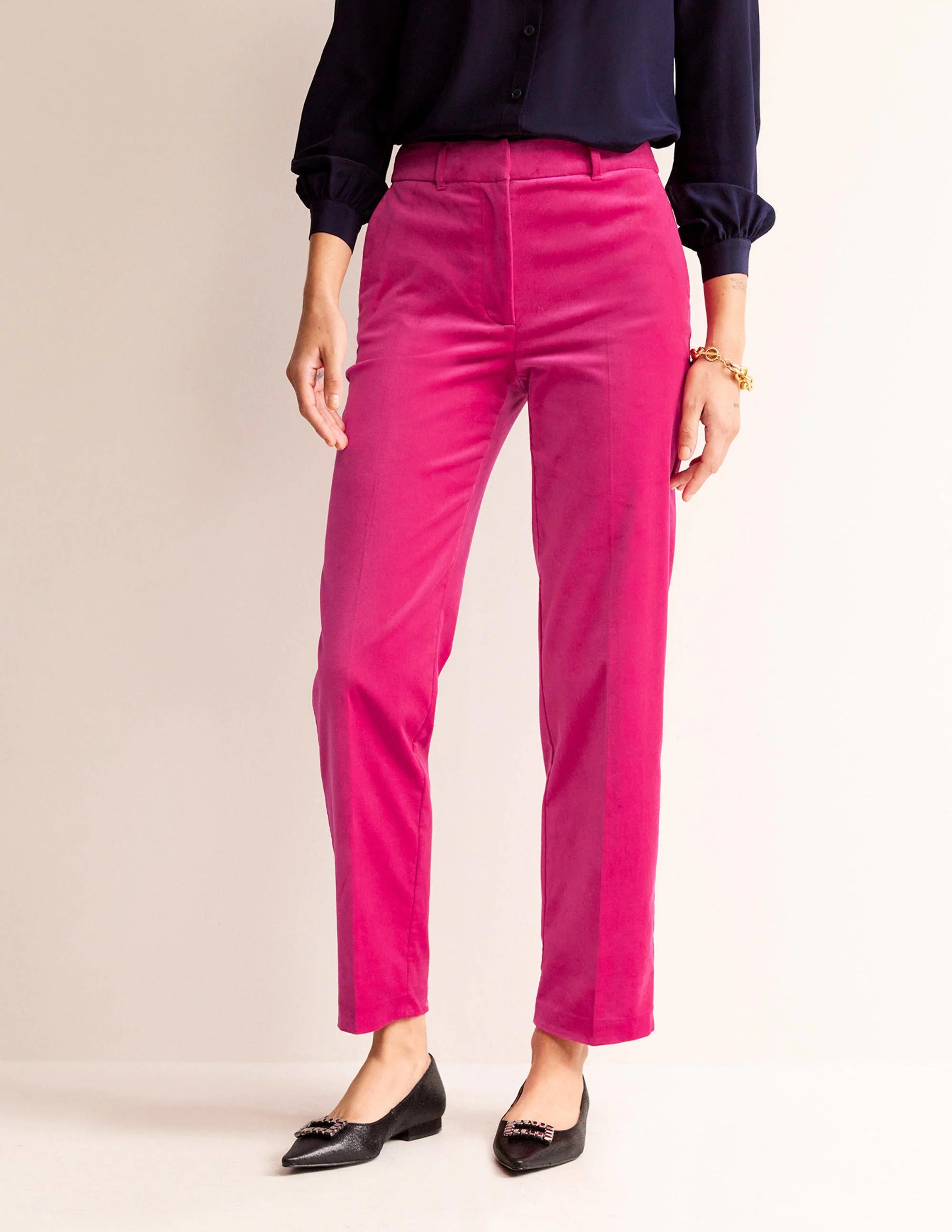 Kew Samthose-Kräftiges Rosa - Image 4