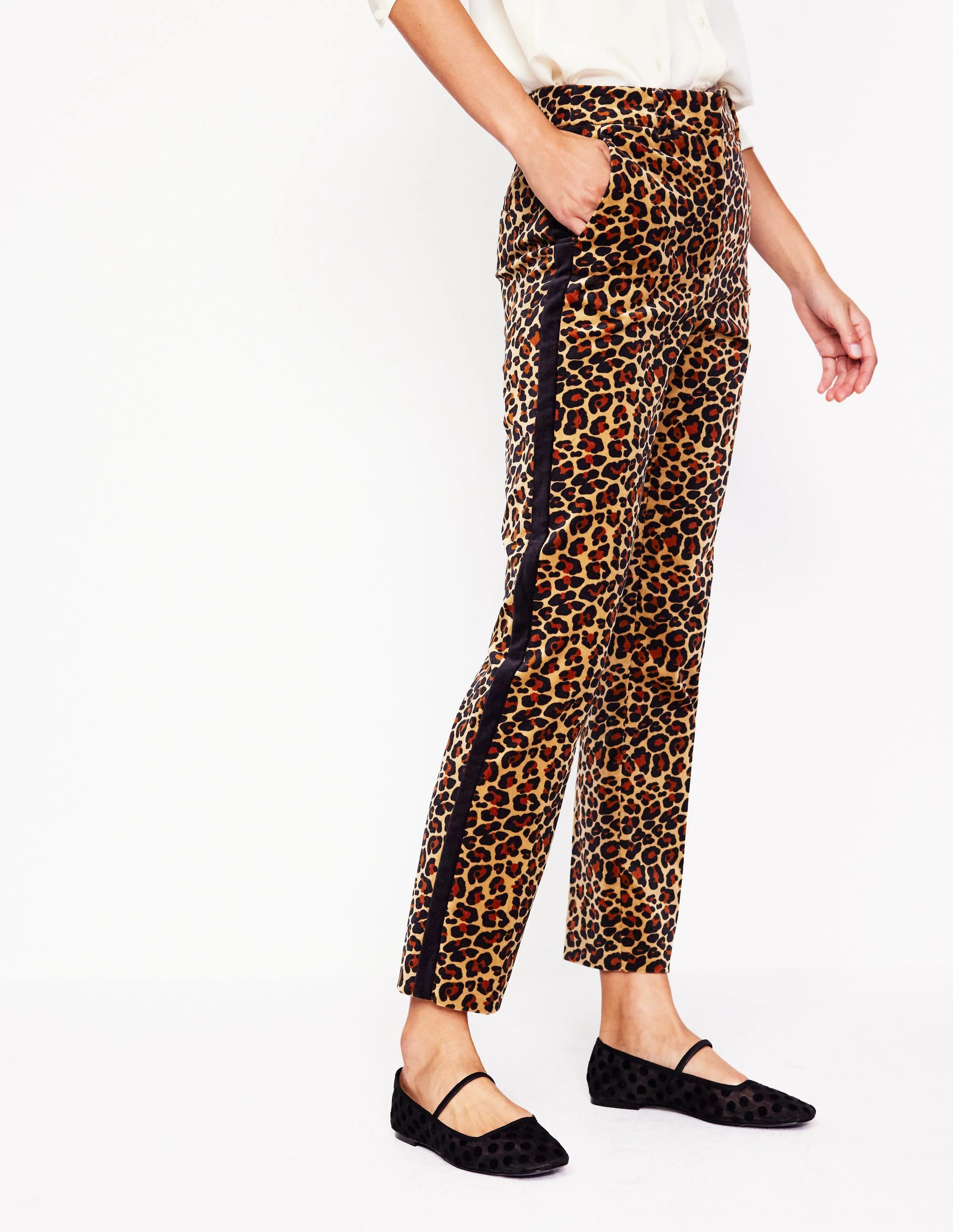 Kew Samthose-Leopard, schwarzer Seitenstreifen - Image 5