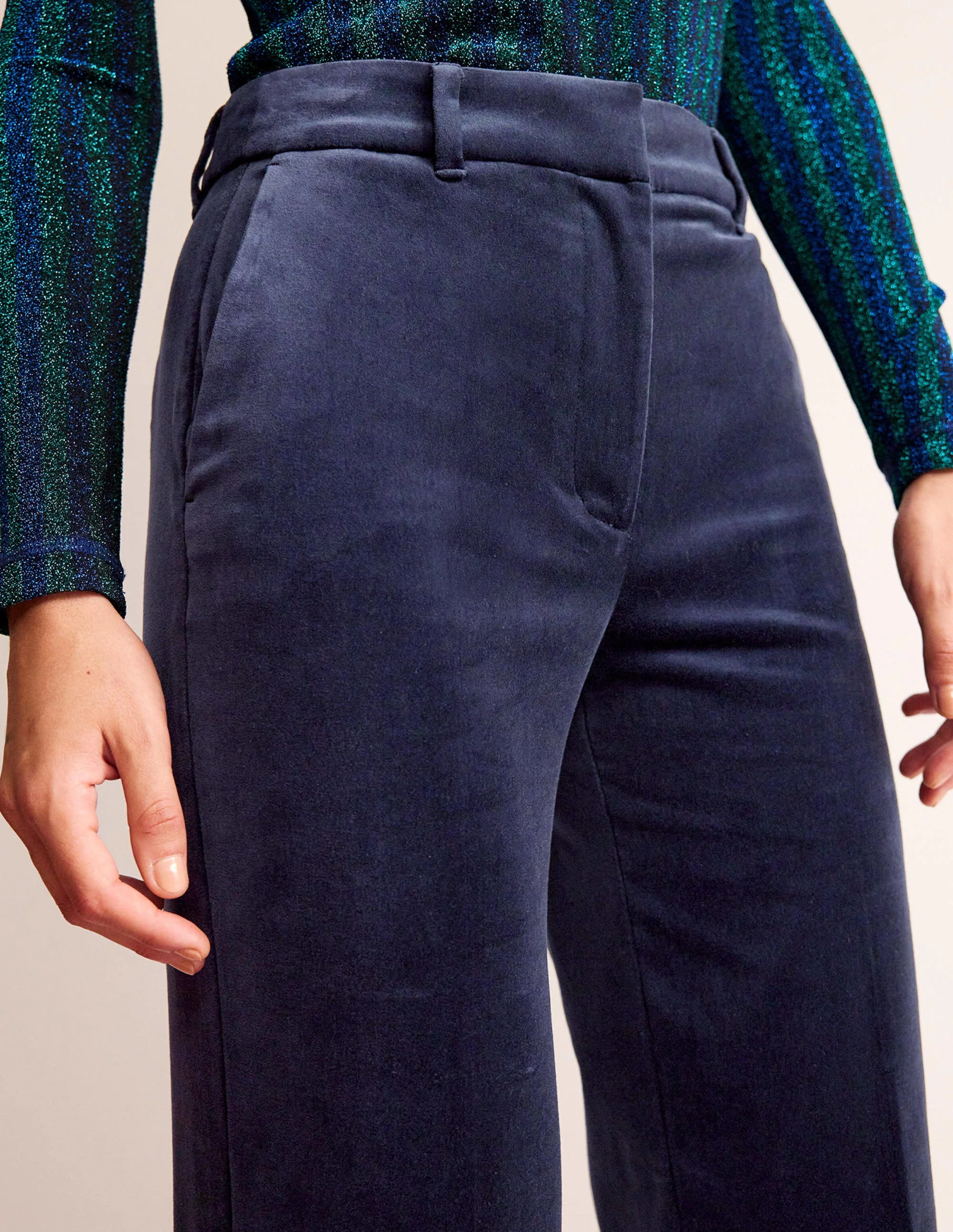 Kew Samthose-Marineblau - Image 2