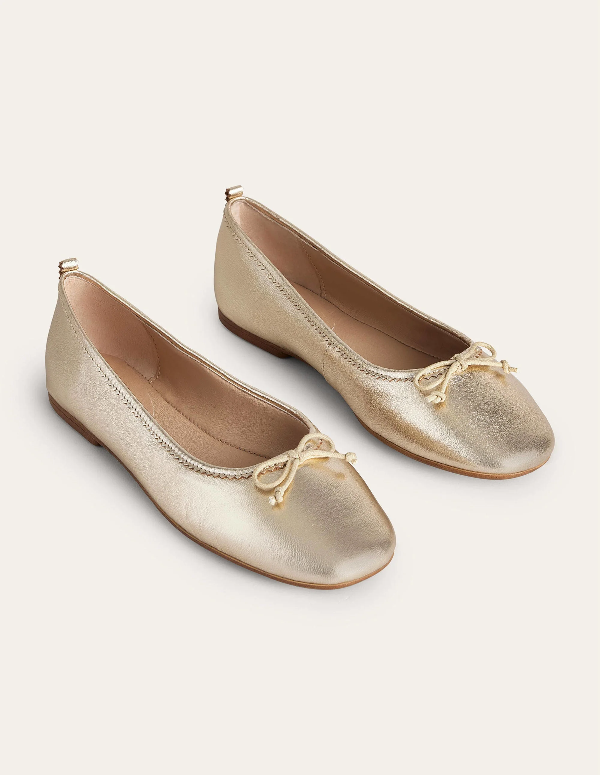 Kitty Ballerinas mit flexibler Sohle-Gold - Image 3