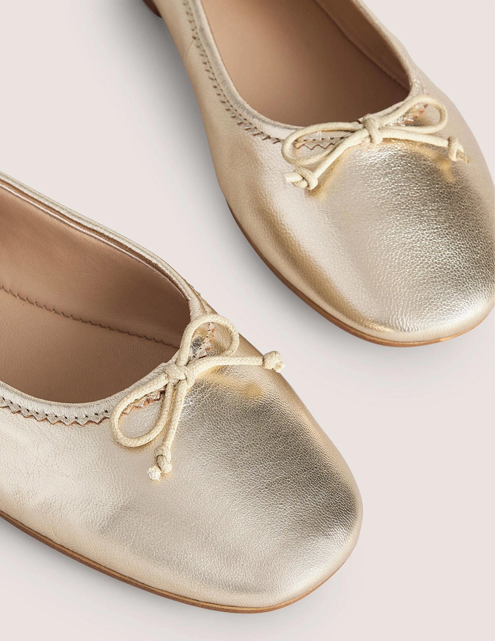 Kitty Ballerinas mit flexibler Sohle-Gold - Image 4