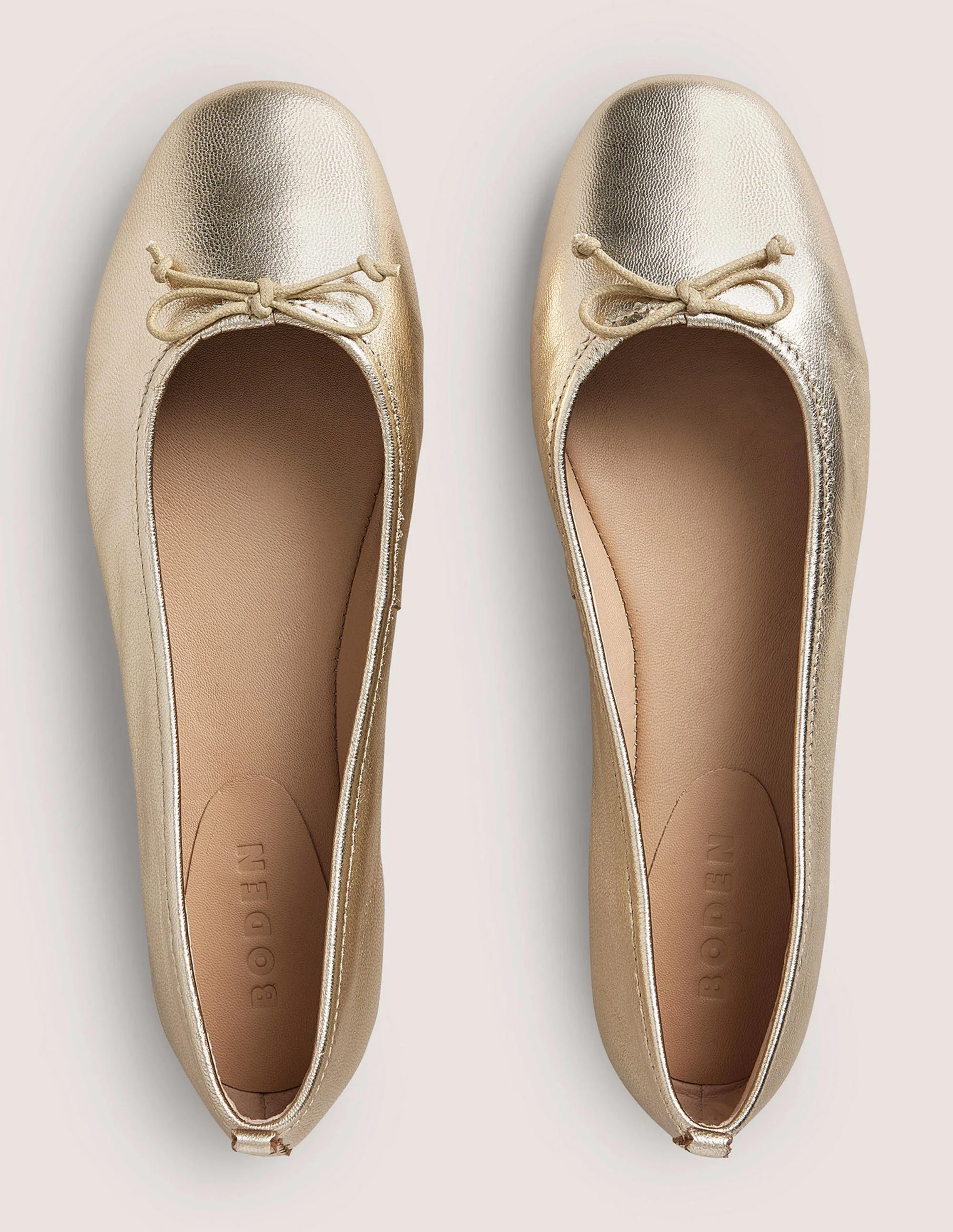 Kitty Ballerinas mit flexibler Sohle-Gold - Image 5