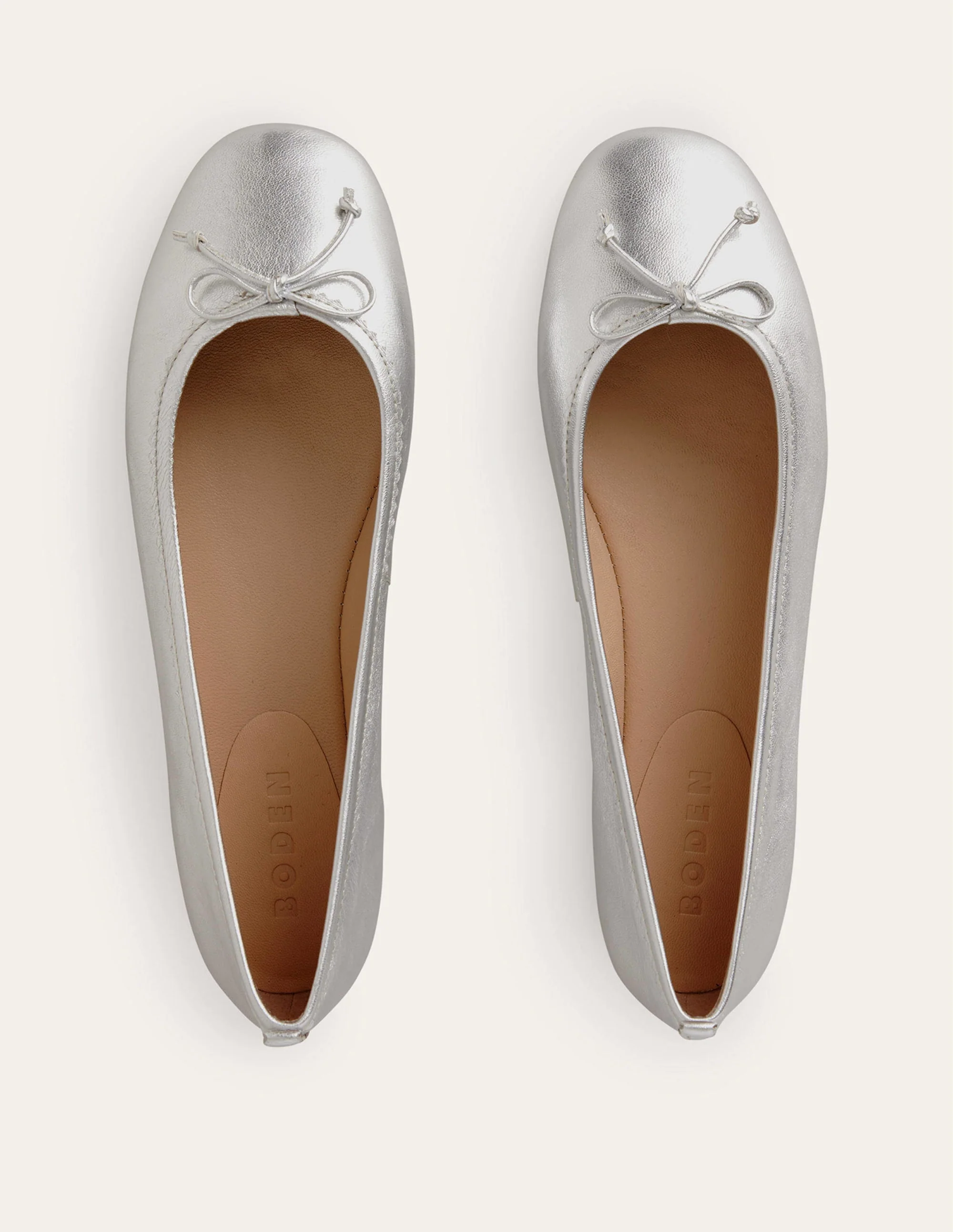 Kitty Ballerinas mit flexibler Sohle-Silber Metallic - Image 5