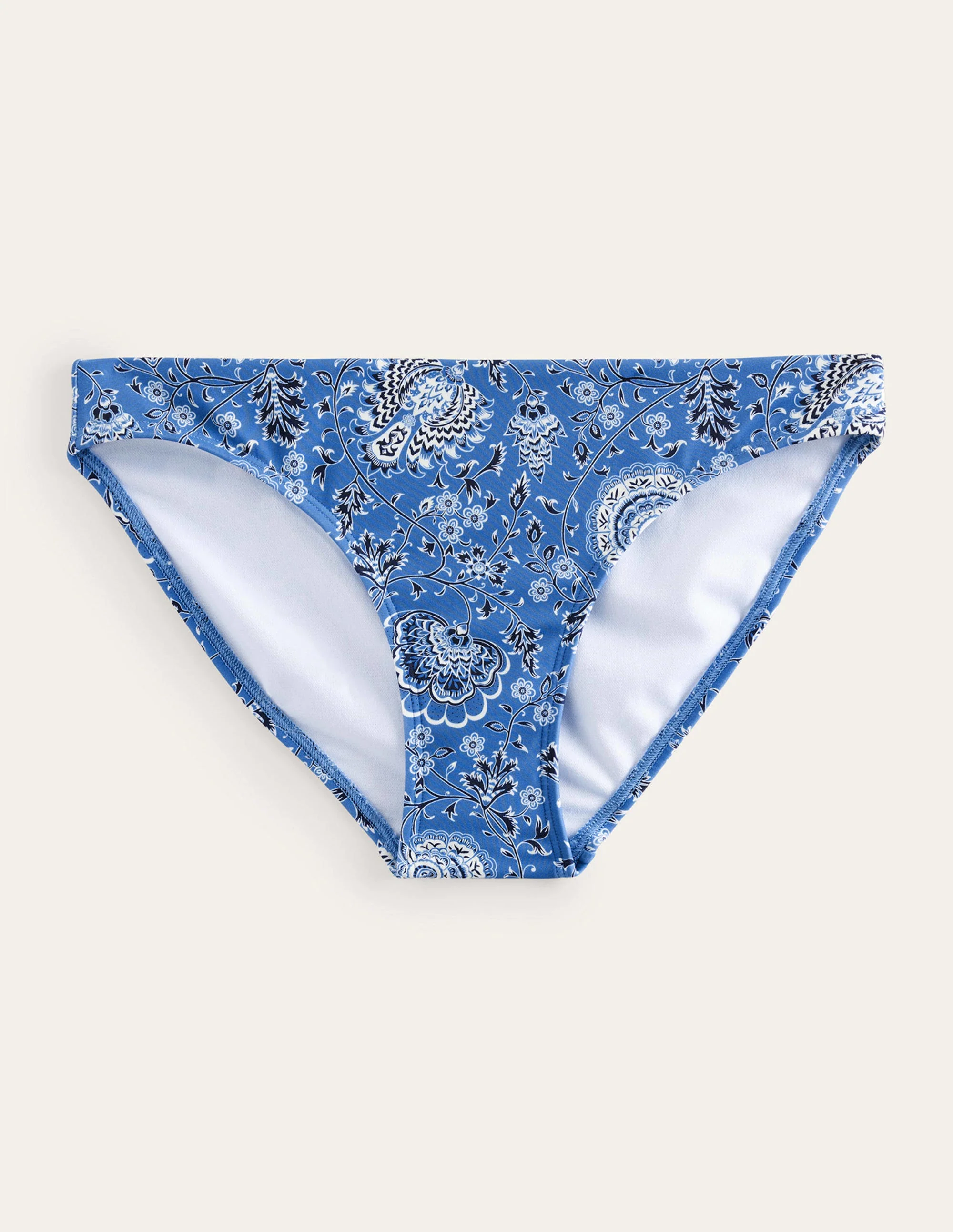 Klassische Bikinihose-Azurblau, Gardenienhain - Image 5