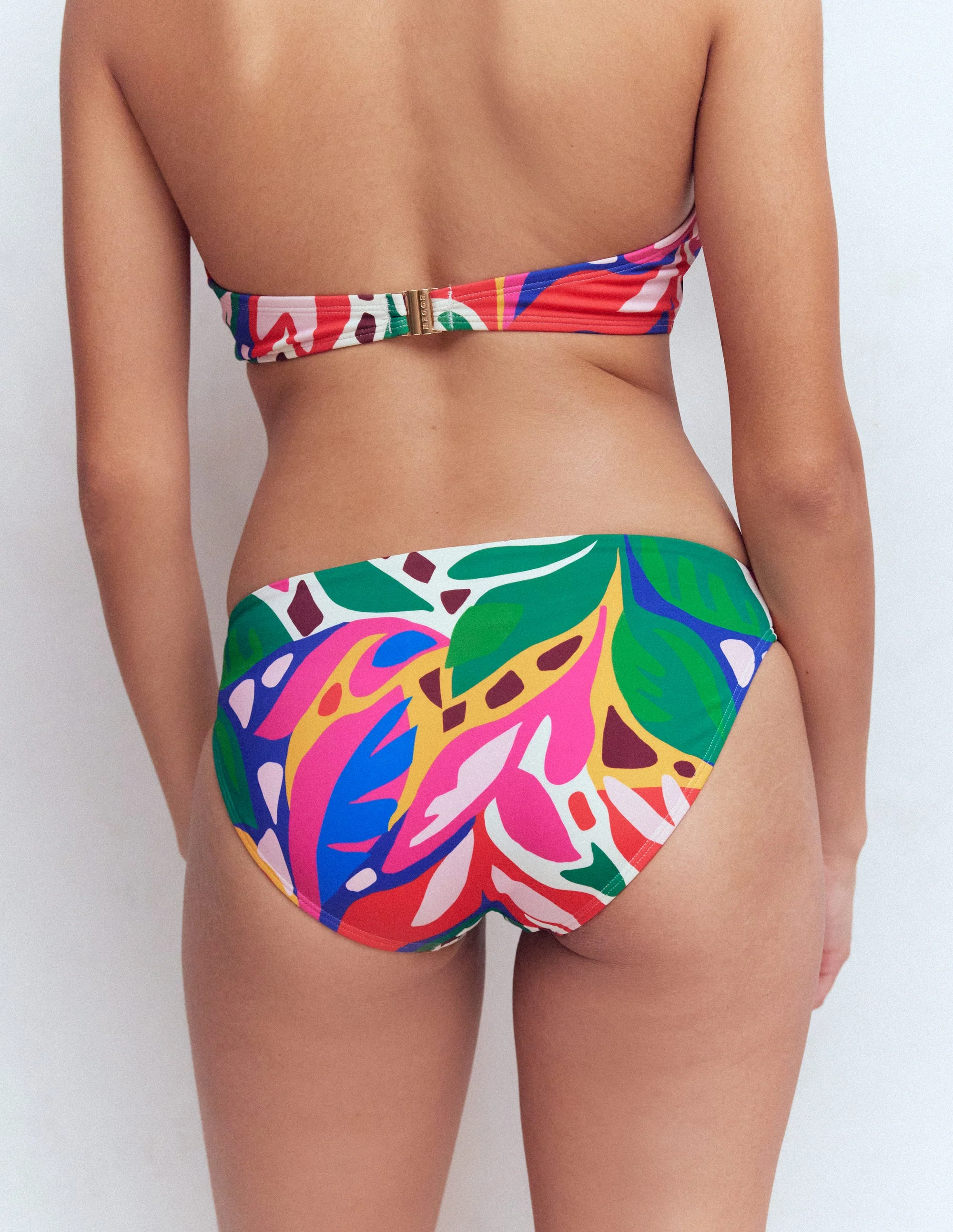 Klassische Bikinihose-Bunt, Blattkaskade - Image 7