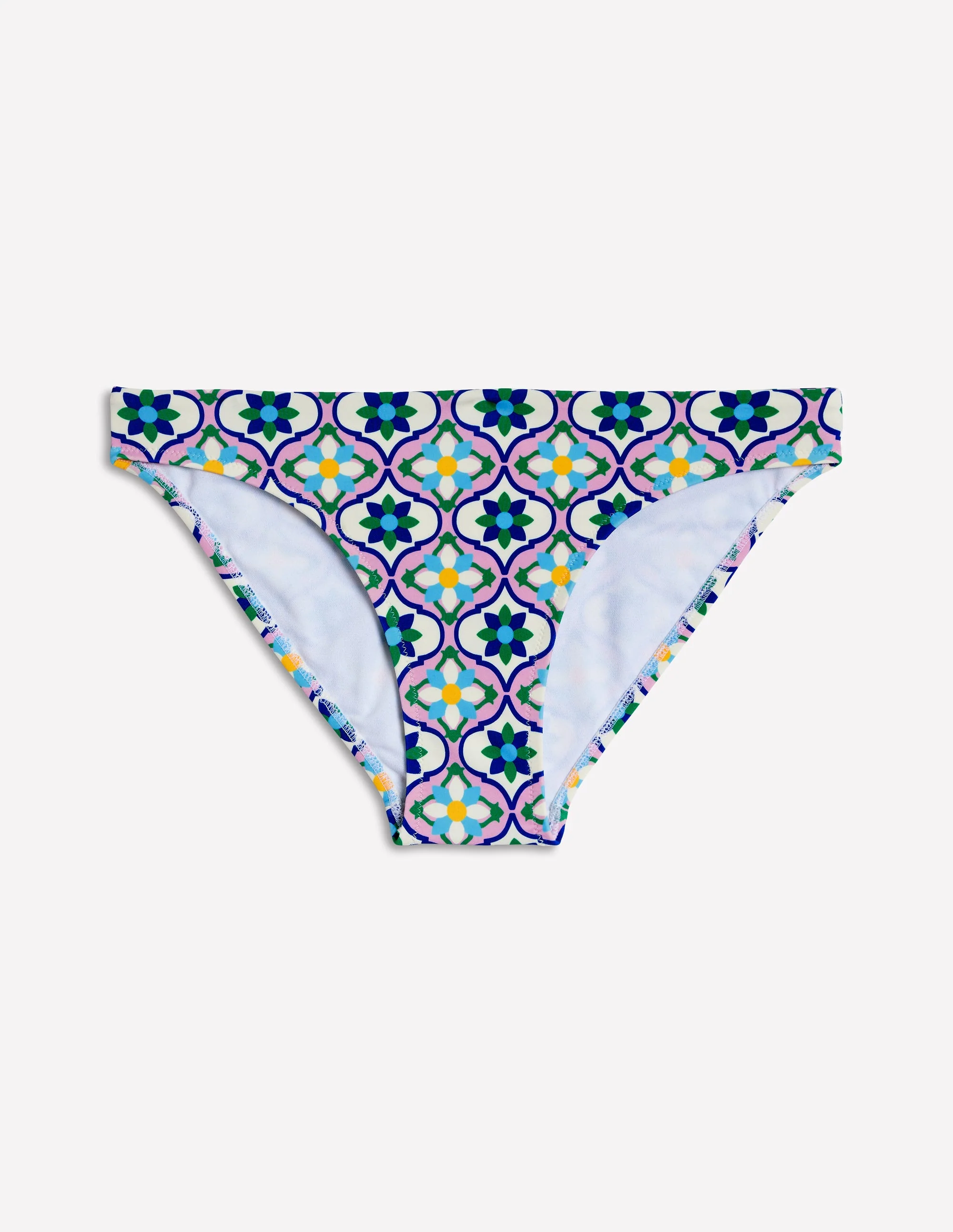 Klassische Bikinihose-Bunt, Geblümte Kachel - Image 5