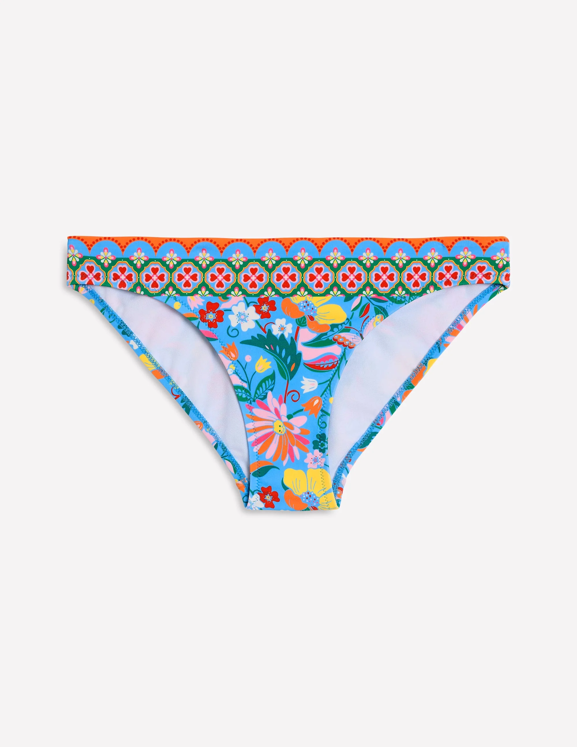 Klassische Bikinihose-Dämmerungsblau, Kaskadenartige Wildblumen - Image 5