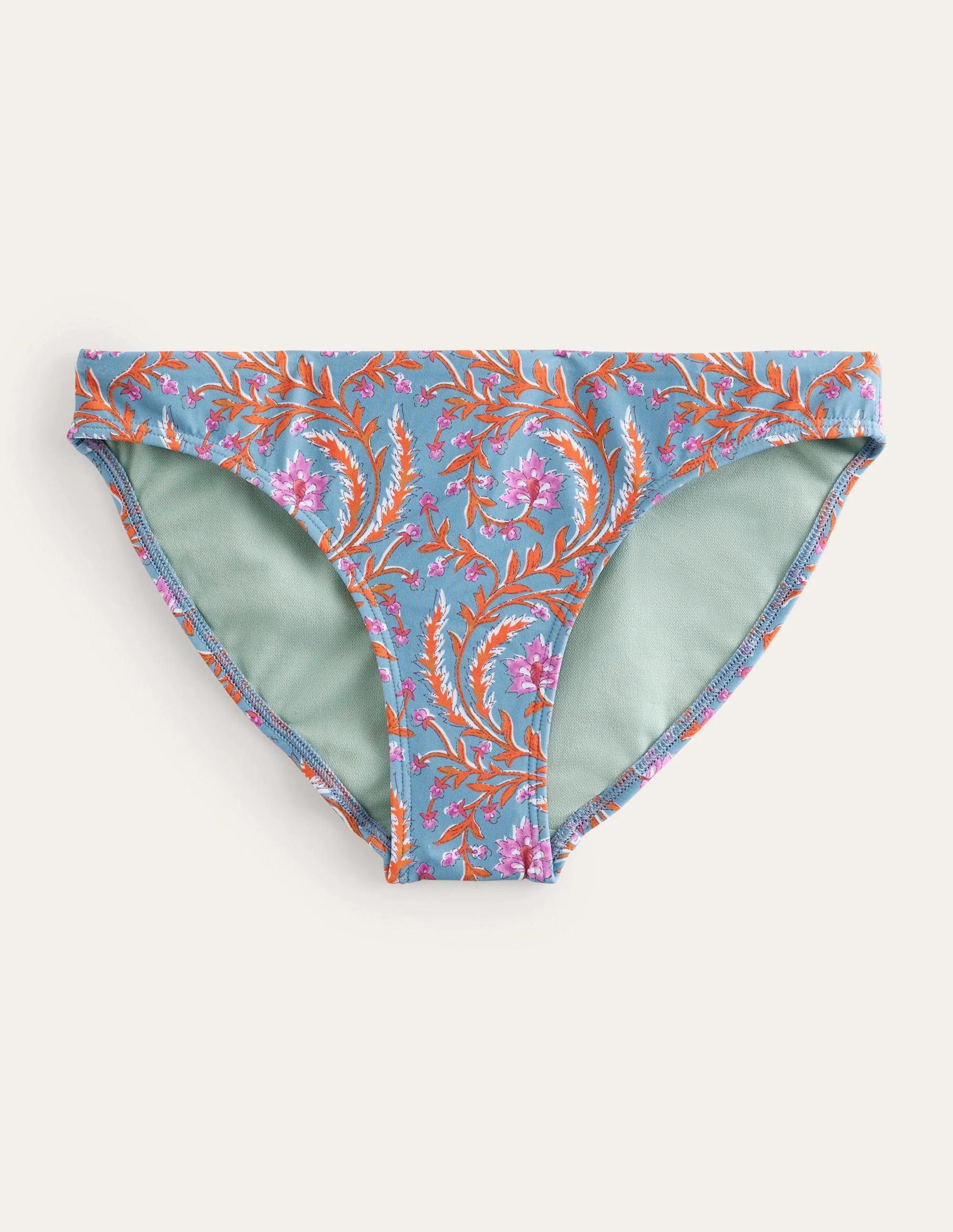 Klassische Bikinihose-Delfinblau, Üppige Weinranken - Image 5