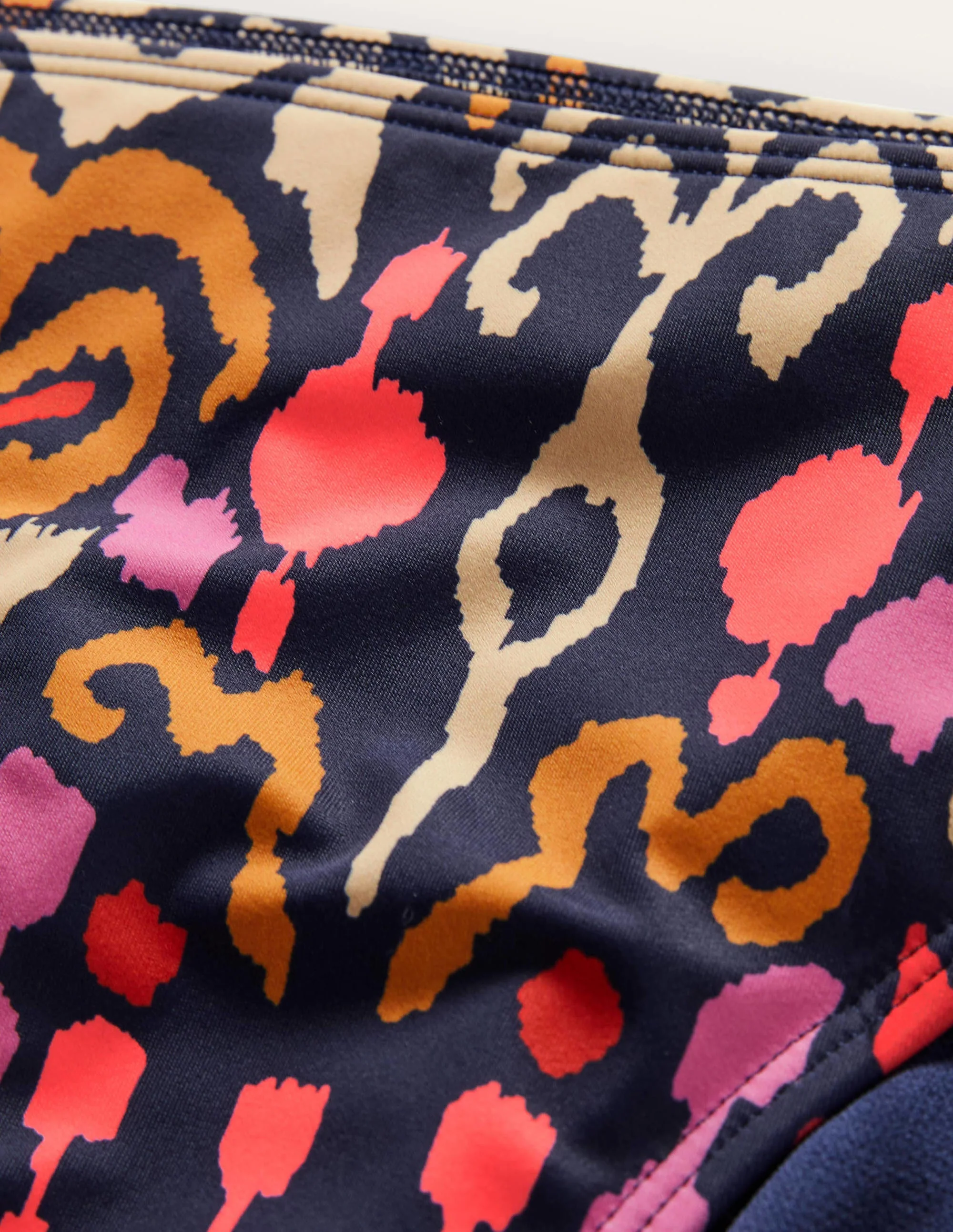Klassische Bikinihose-Französisches Navy, Ikat-Muster - Image 6