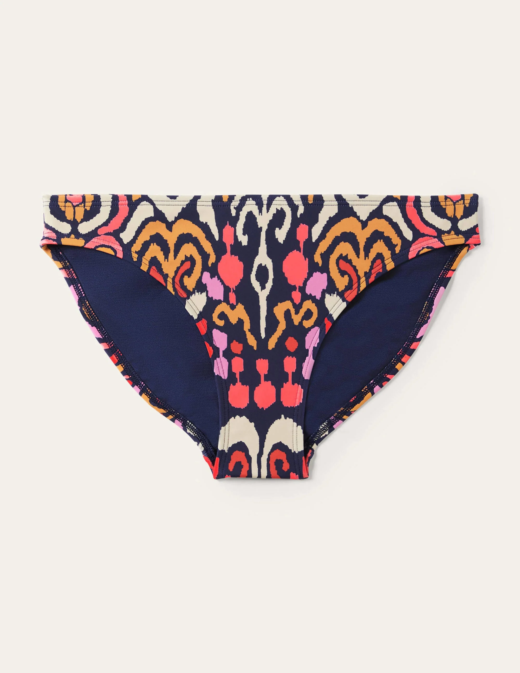 Klassische Bikinihose-Französisches Navy, Ikat-Muster - Image 7