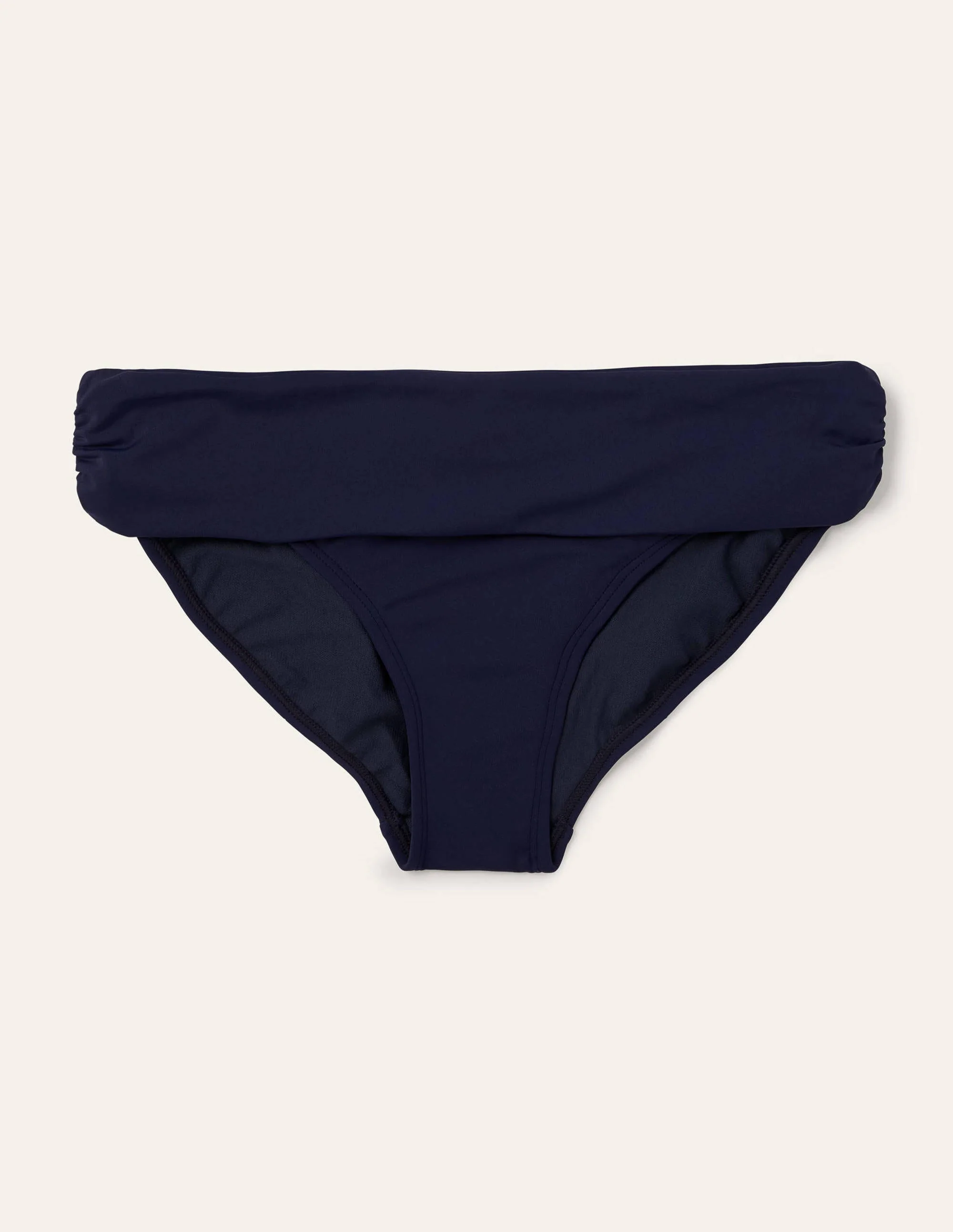 Klassische Bikinihose mit umgeschlagenem Bund-Französisches Marineblau - Image 6