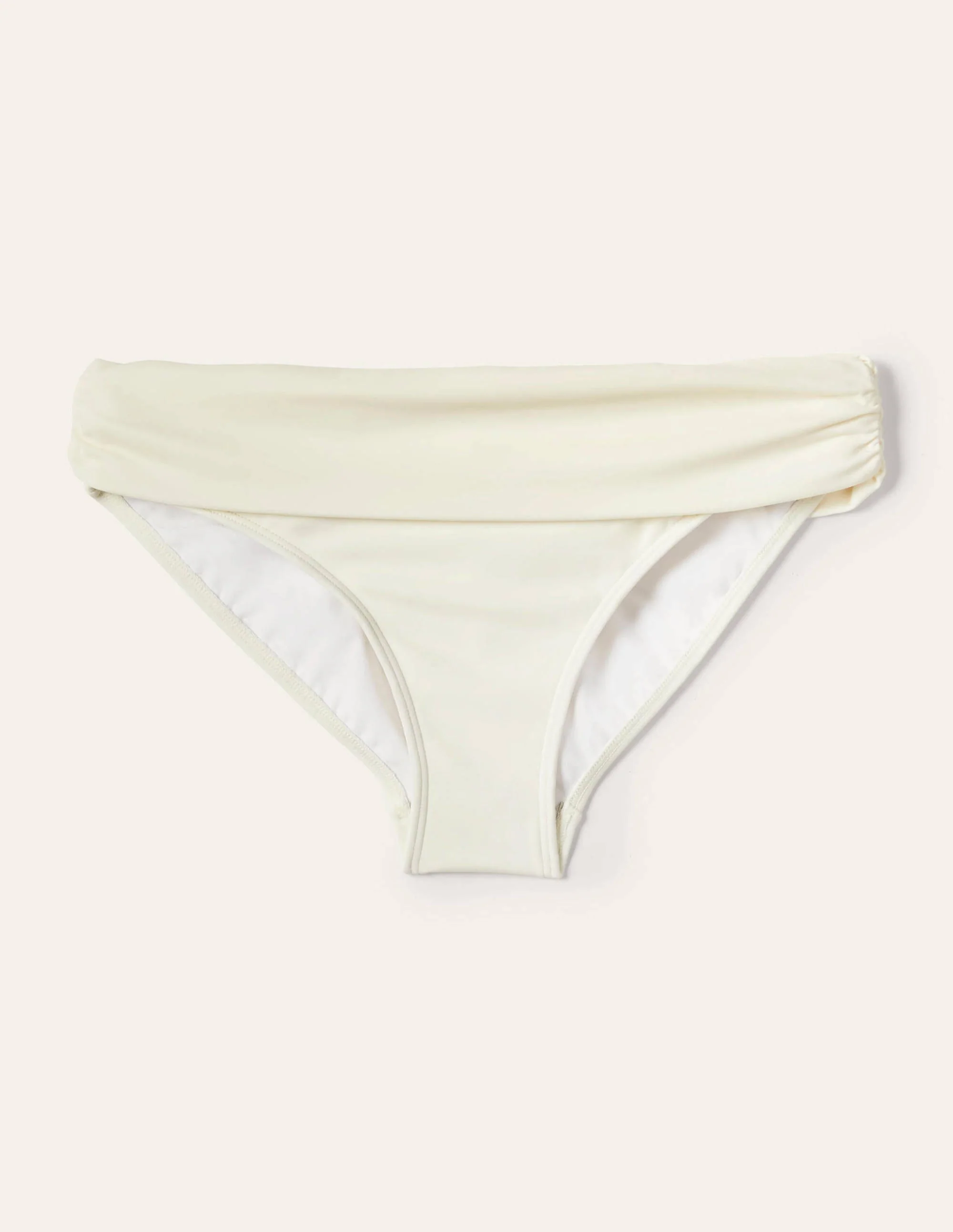 Klassische Bikinihose mit umgeschlagenem Bund-Naturweiß - Image 6