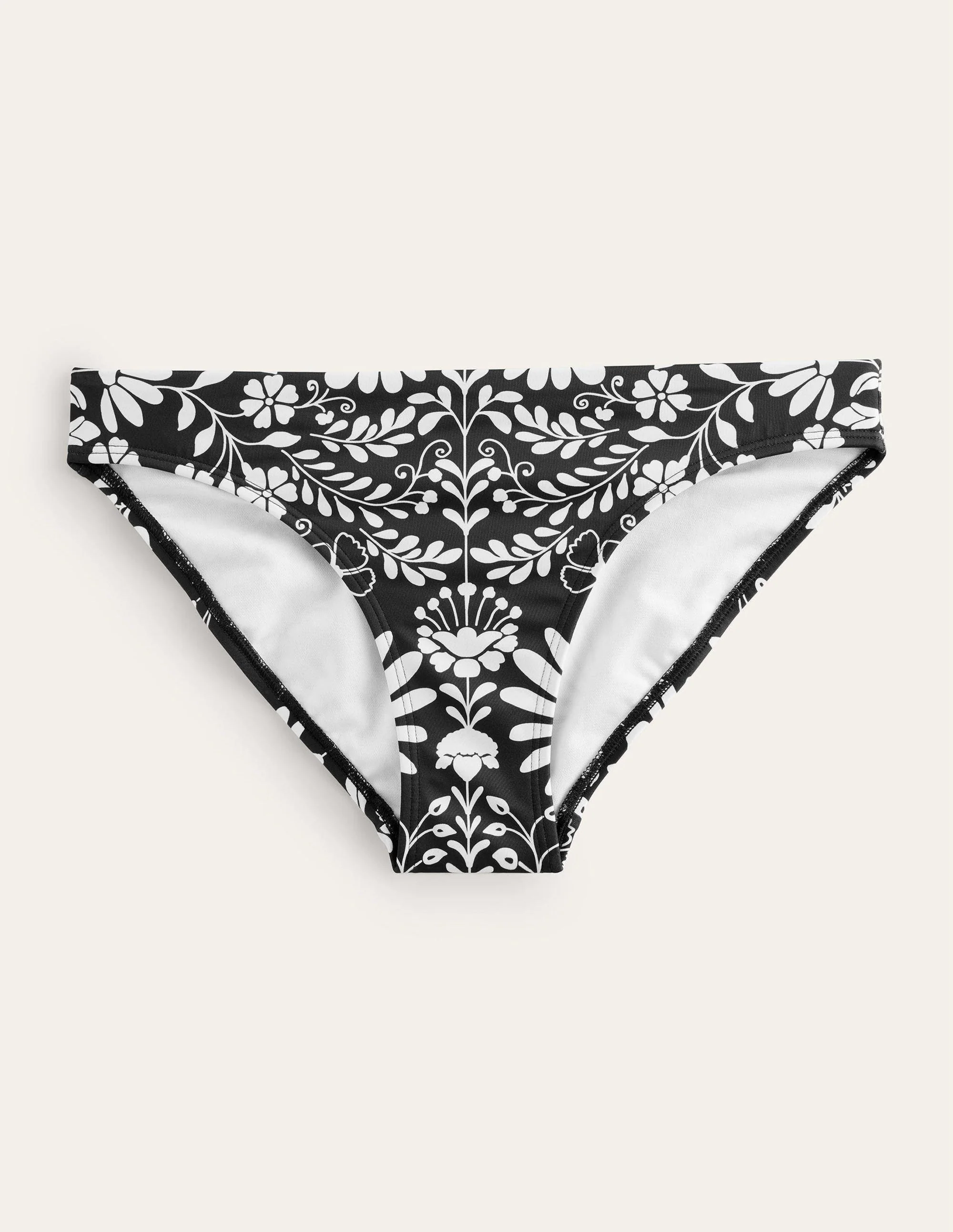 Klassische Bikinihose-Nero, Gardenienzweig - Image 5
