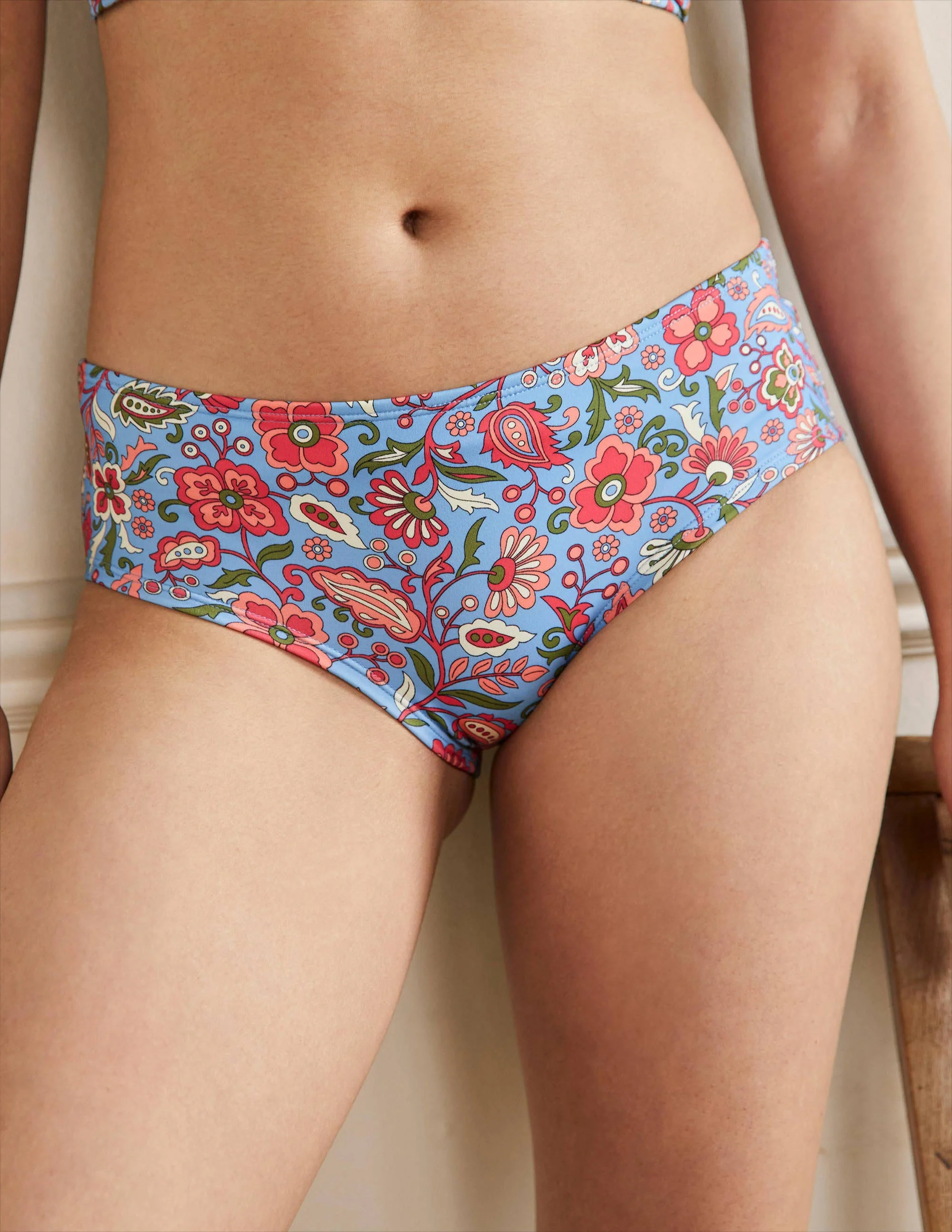Klassische Bikinishorts-Graublau, Orientalisches Paradies - Image 4