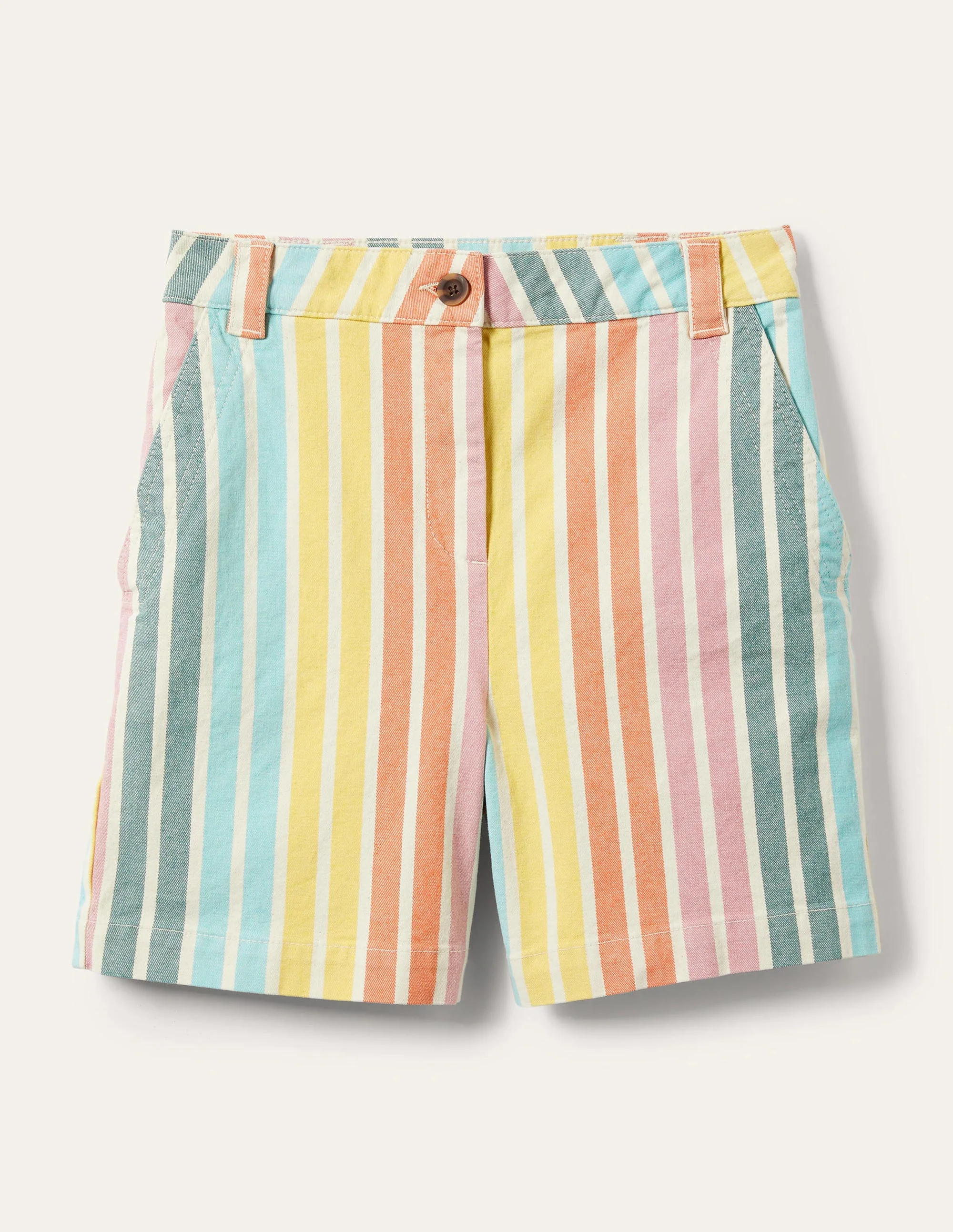 Klassische Chinoshorts-Regenbogenfarben, Gestreift - Image 9