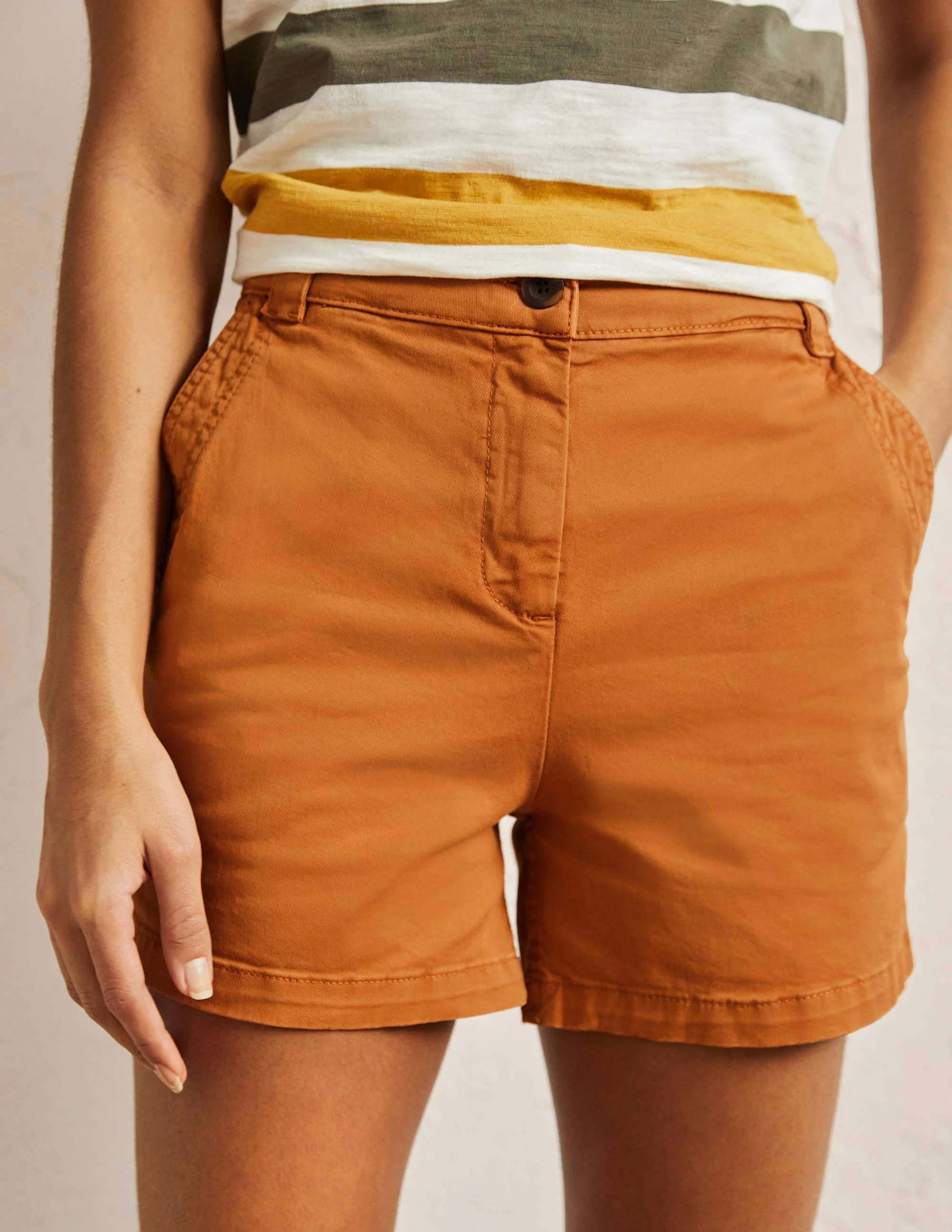 Klassische Chinoshorts-Teakbraun - Image 2