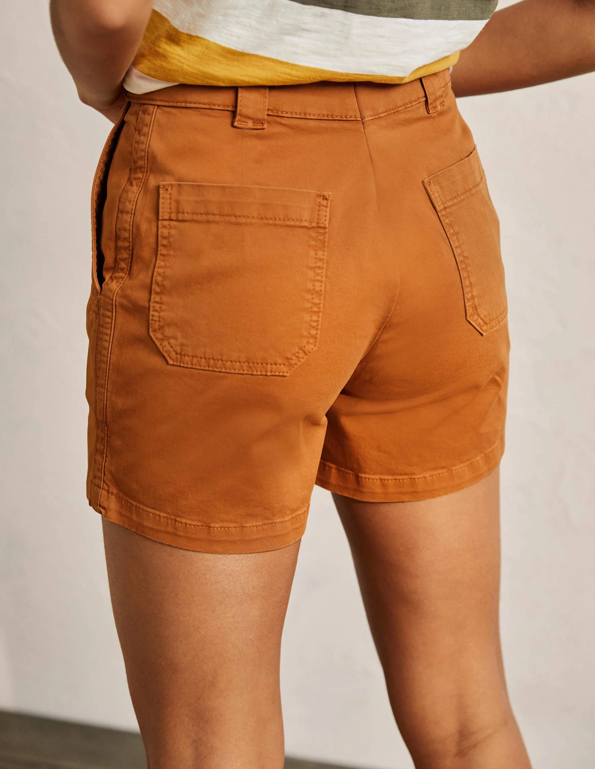 Klassische Chinoshorts-Teakbraun - Image 3